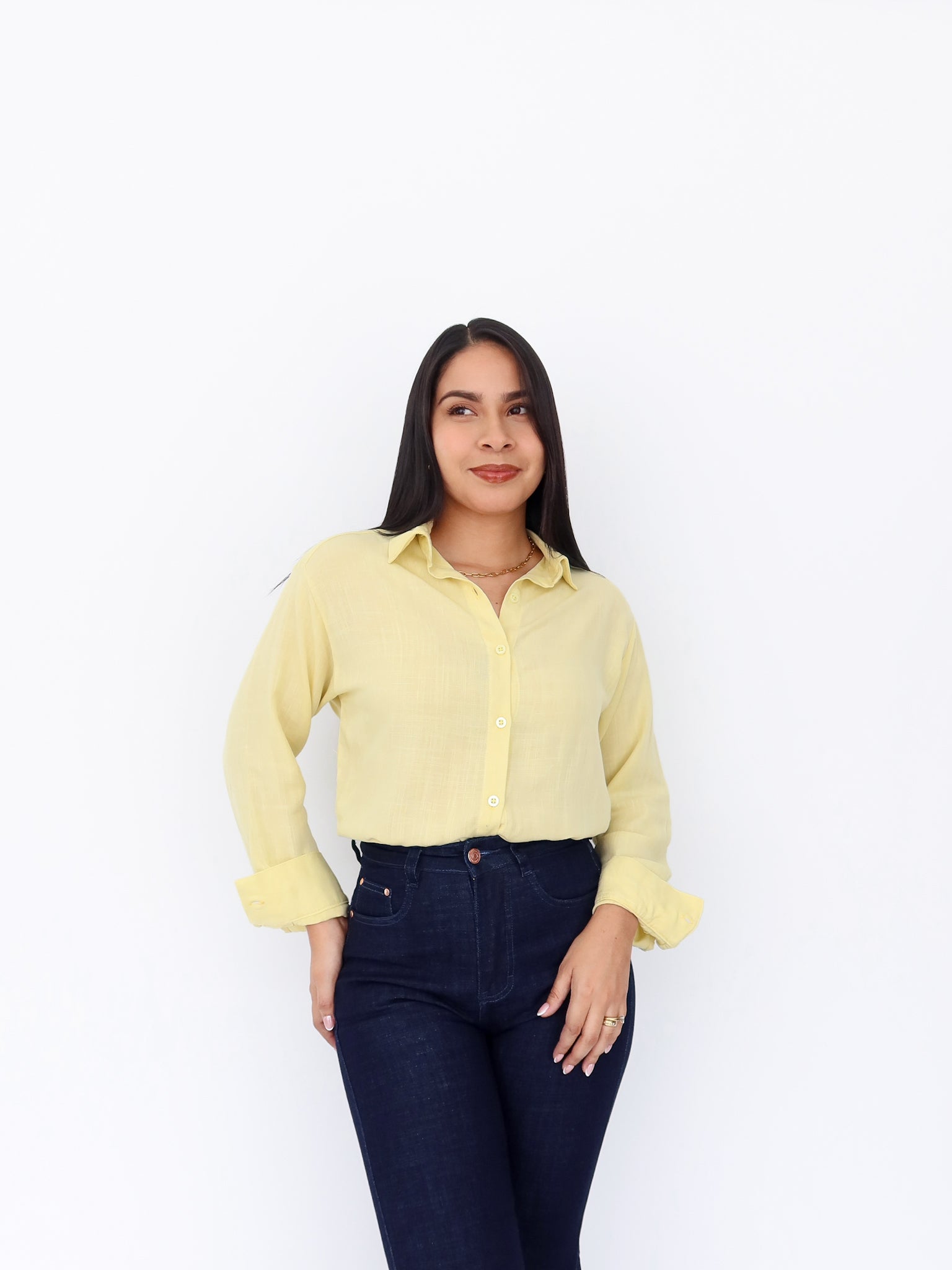 Camisa Oversize amarillo