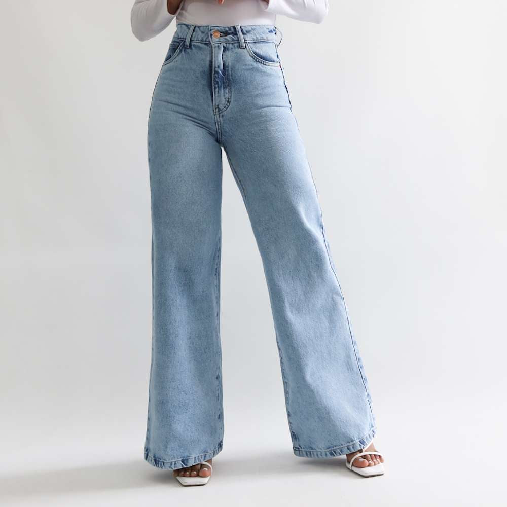 wide leg jeans