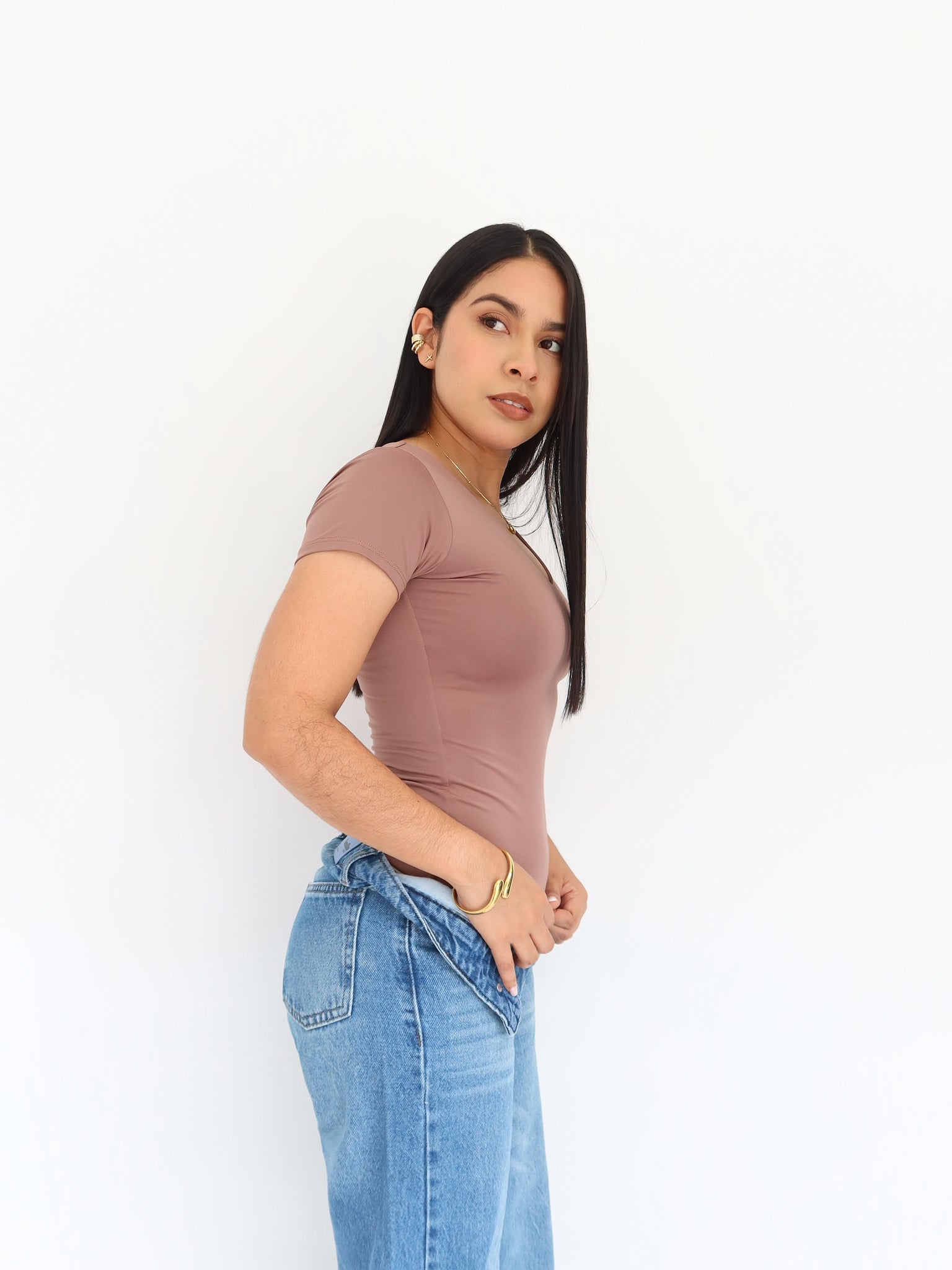 Camiseta sophie 2.0 cafe| SKINFLEX