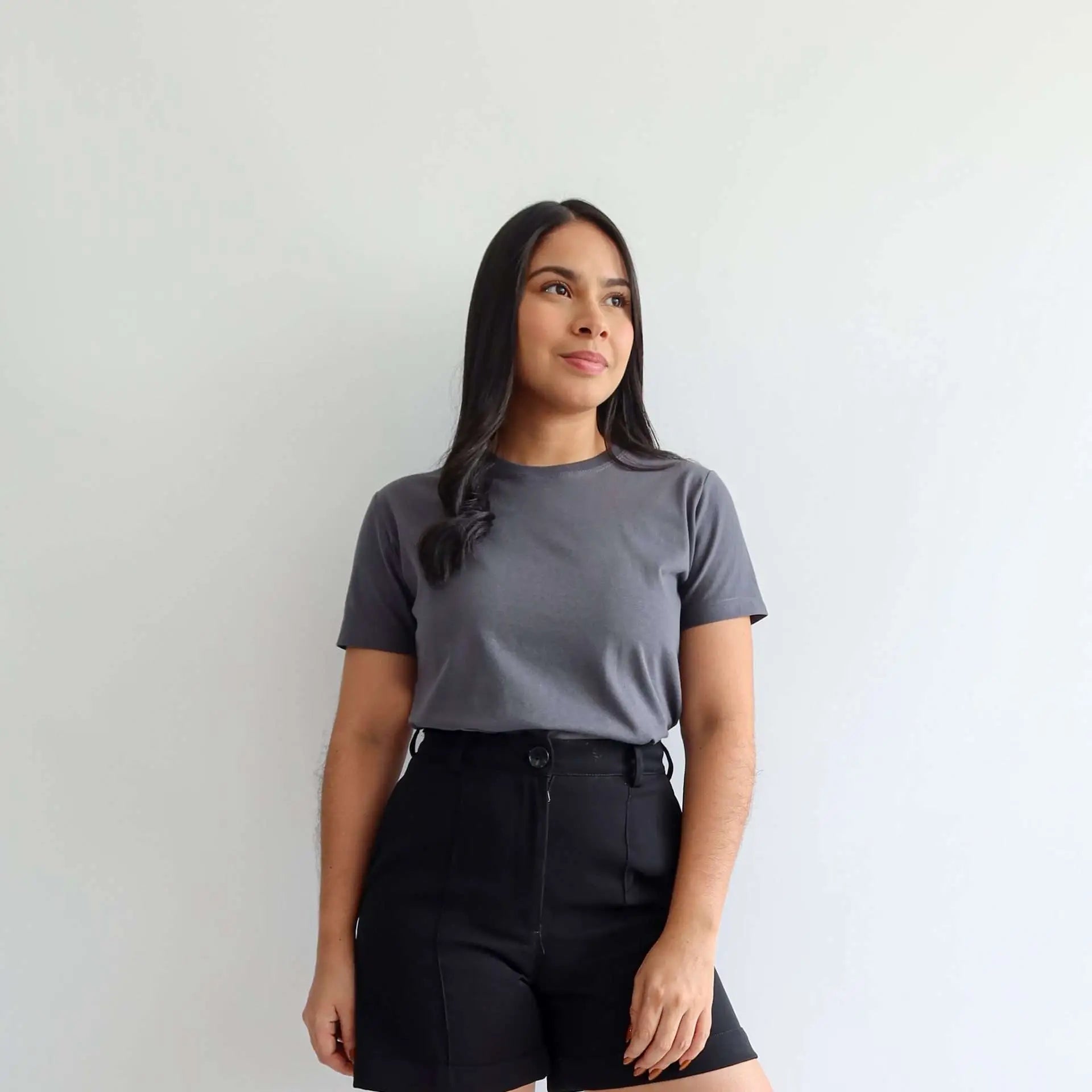 Camiseta basica gris