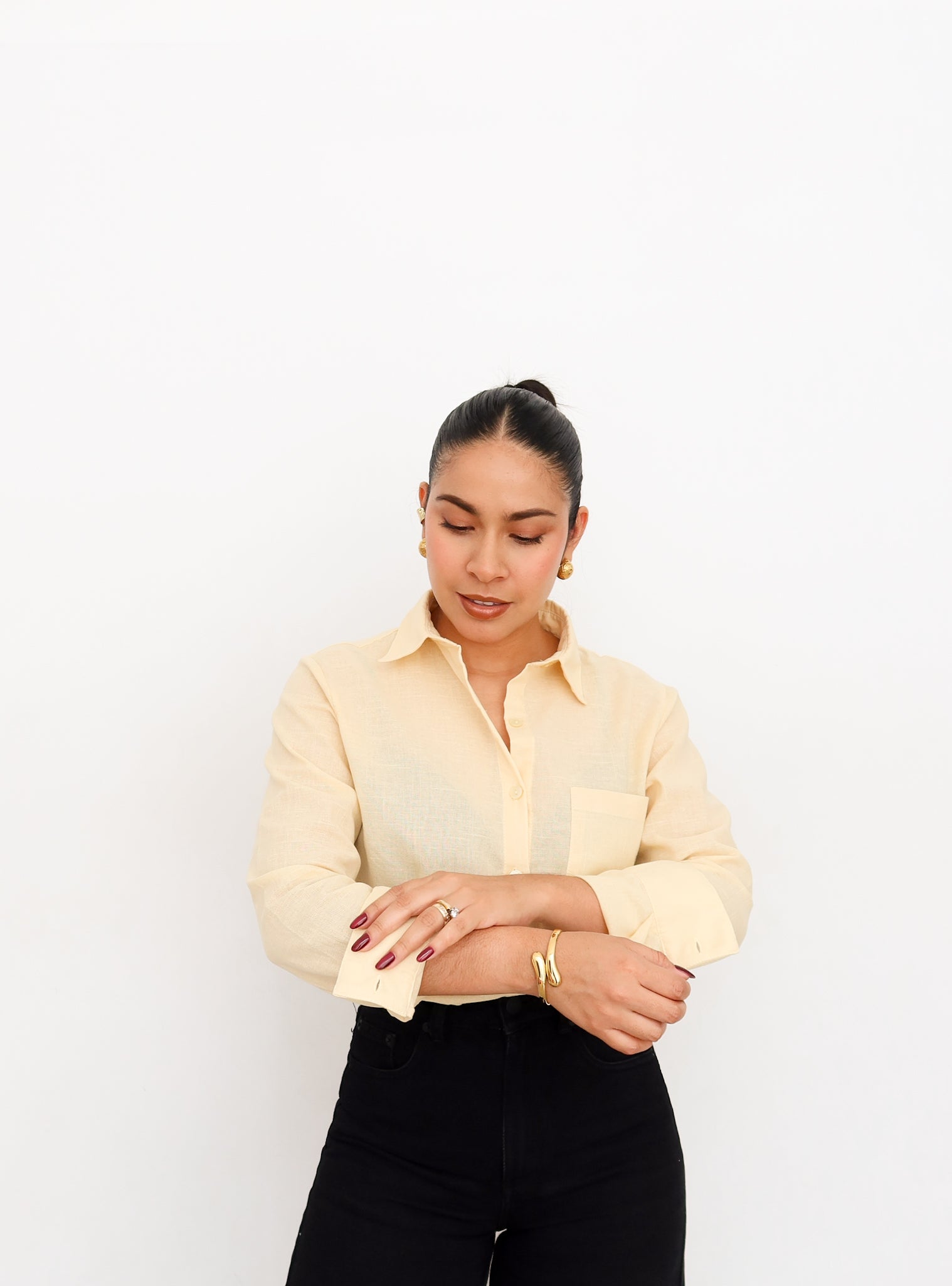 Camisa Oversize amarillo