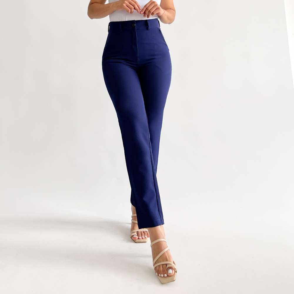 Slim pants azul marino