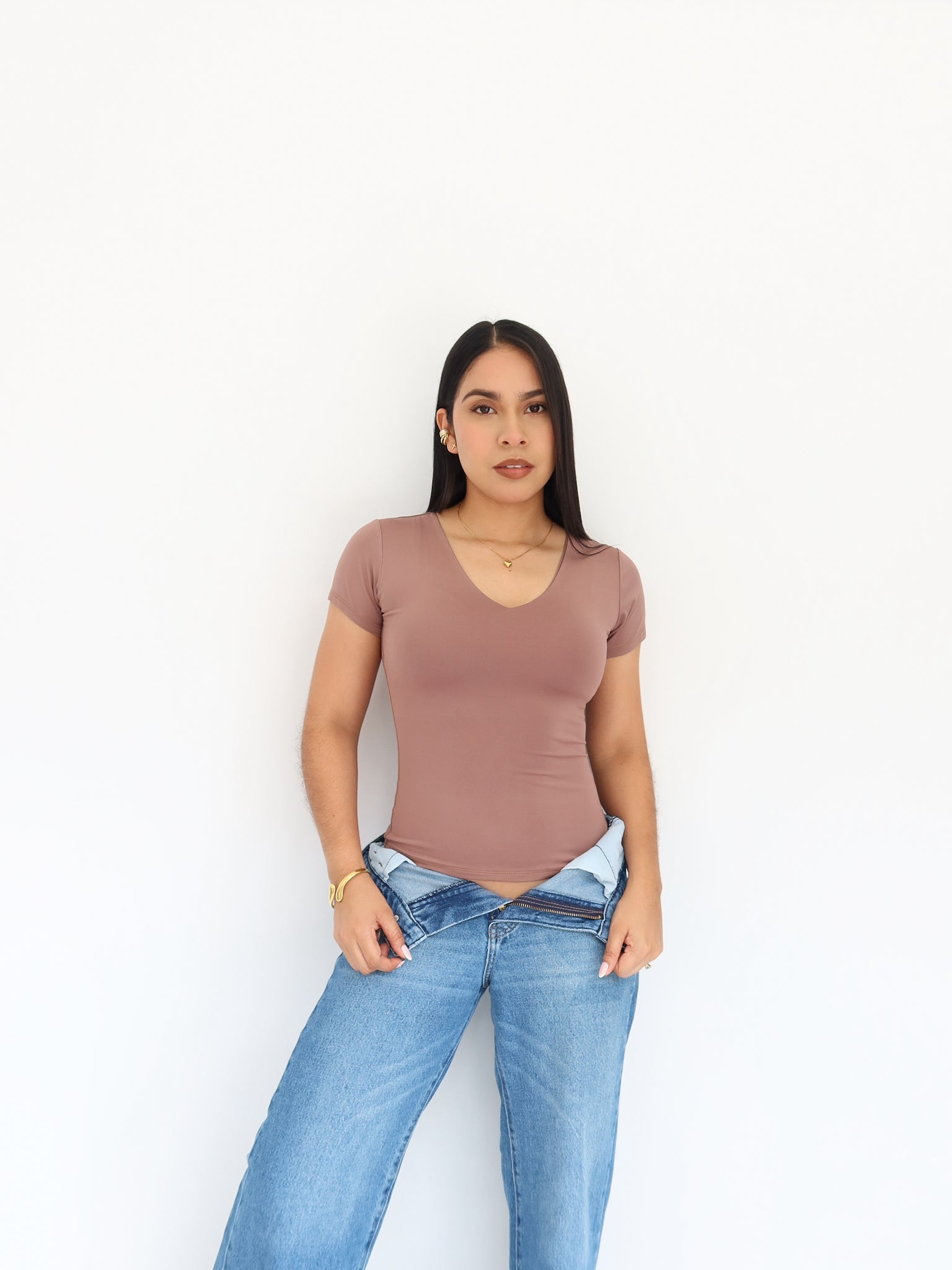 Camiseta sophie 2.0 cafe| SKINFLEX