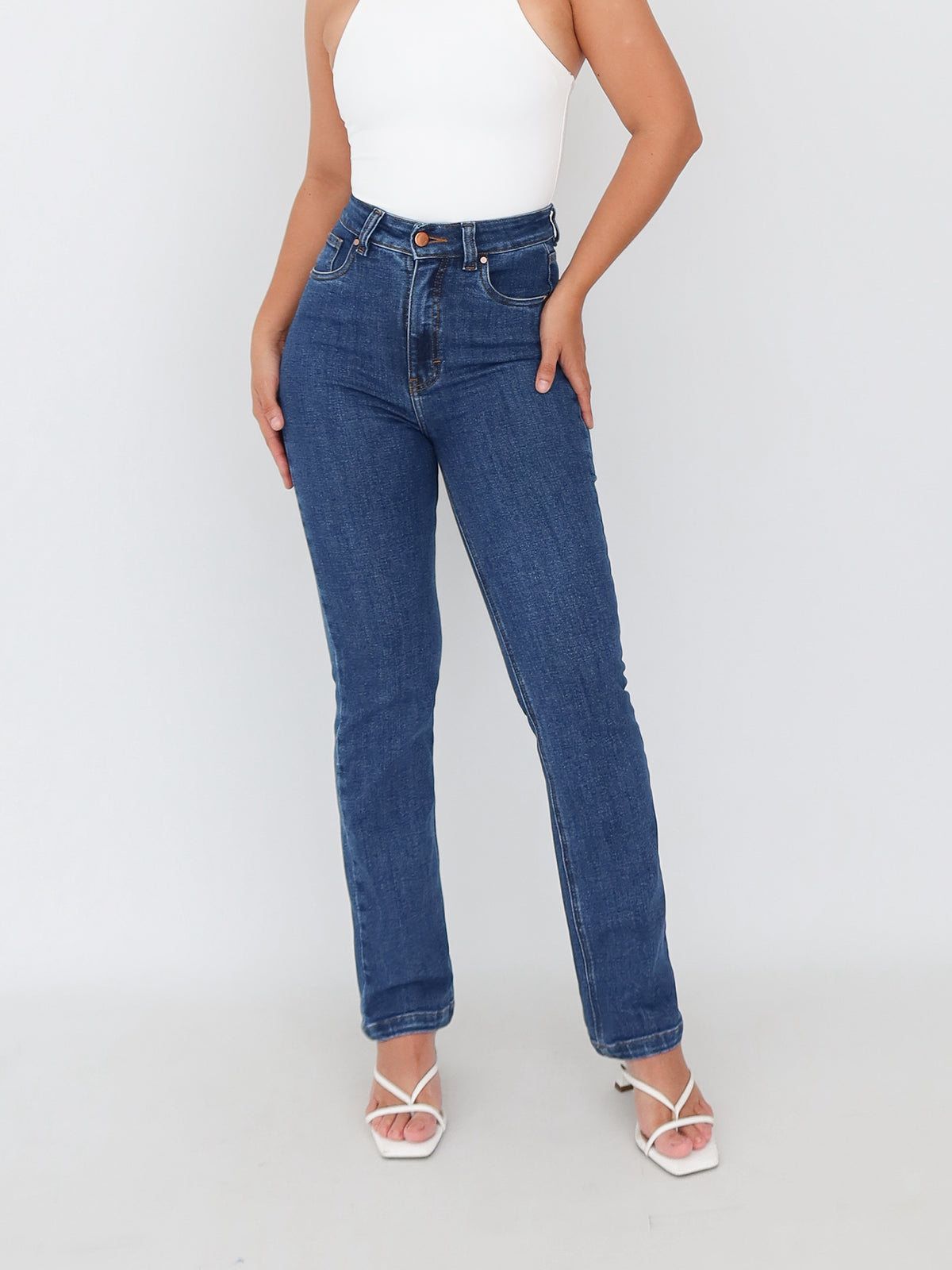Slim regular jeans azul