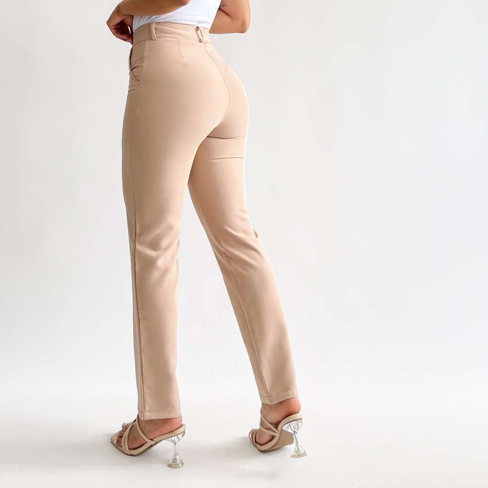 Slim pants beige