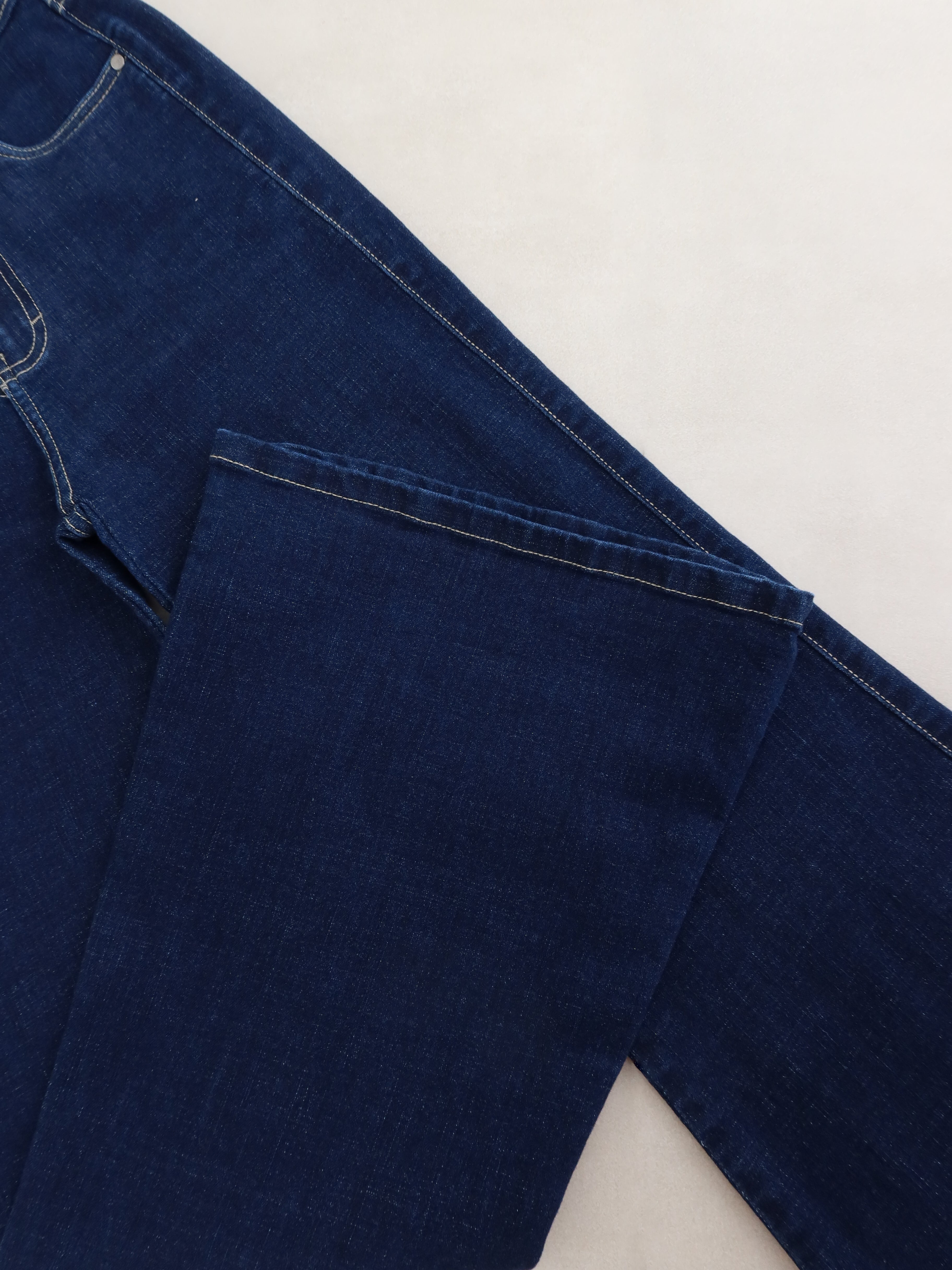 Flare jeans regular azul oscuro