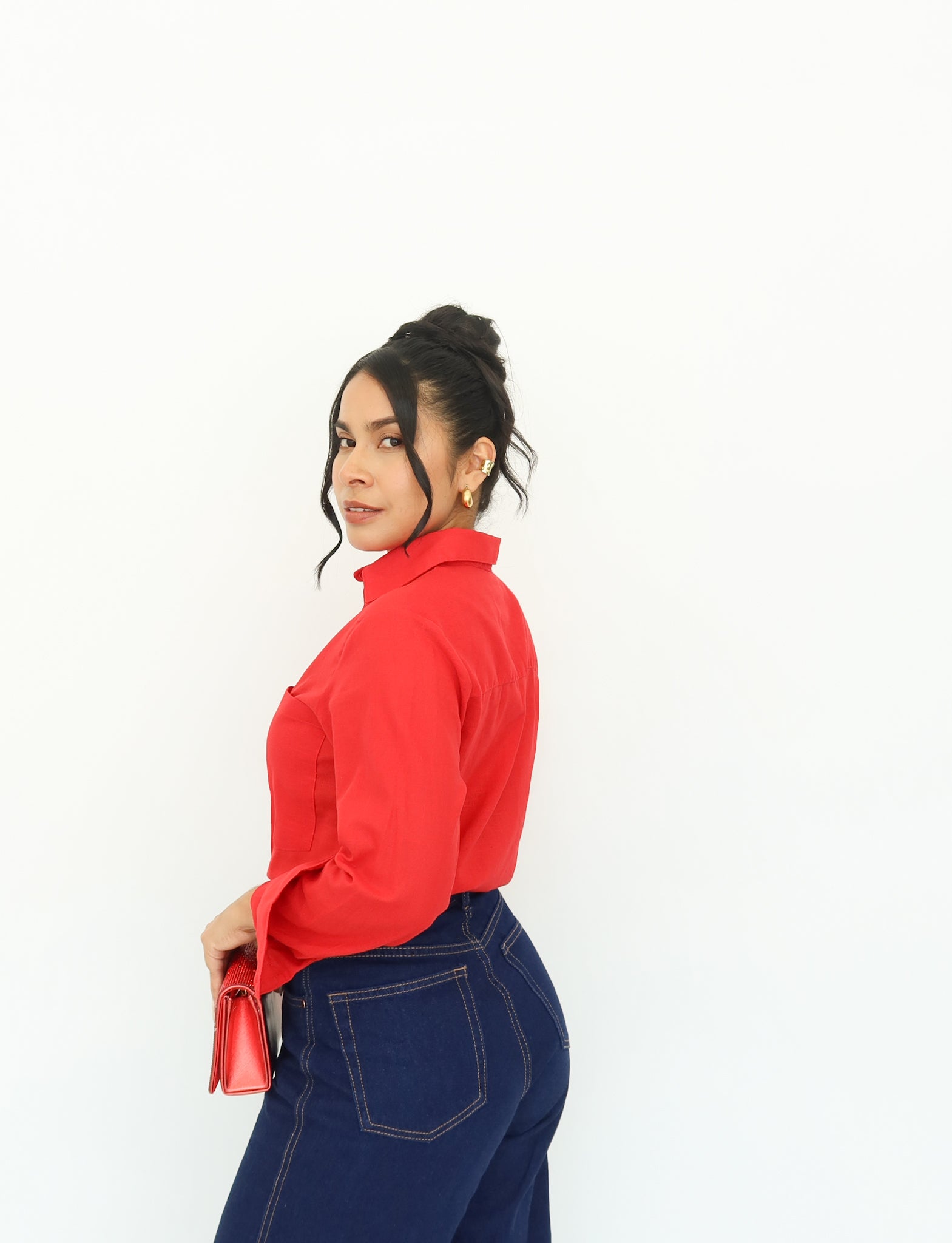 Camisa Oversize roja