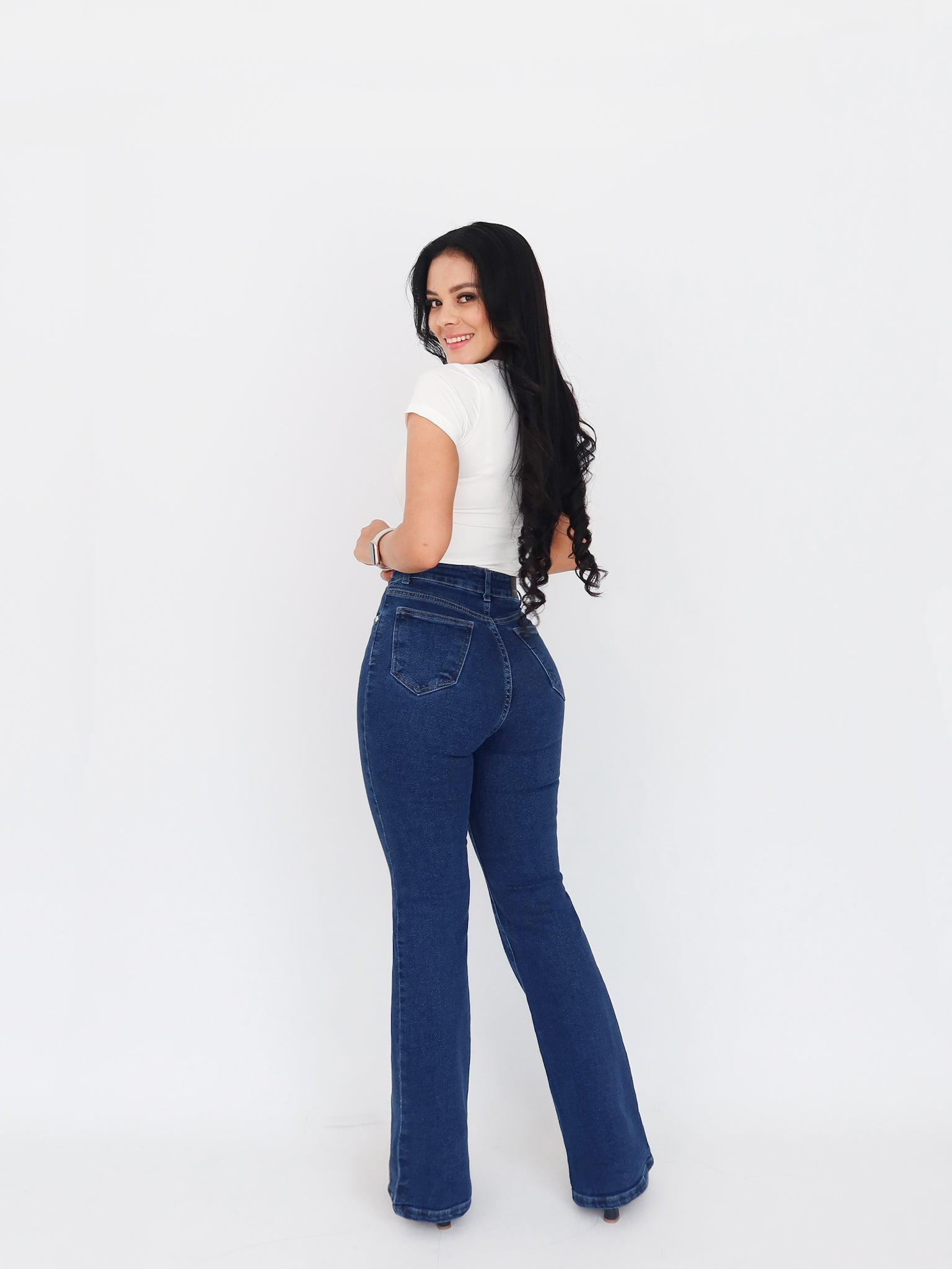 Bootcut jeans regular azul oscuro