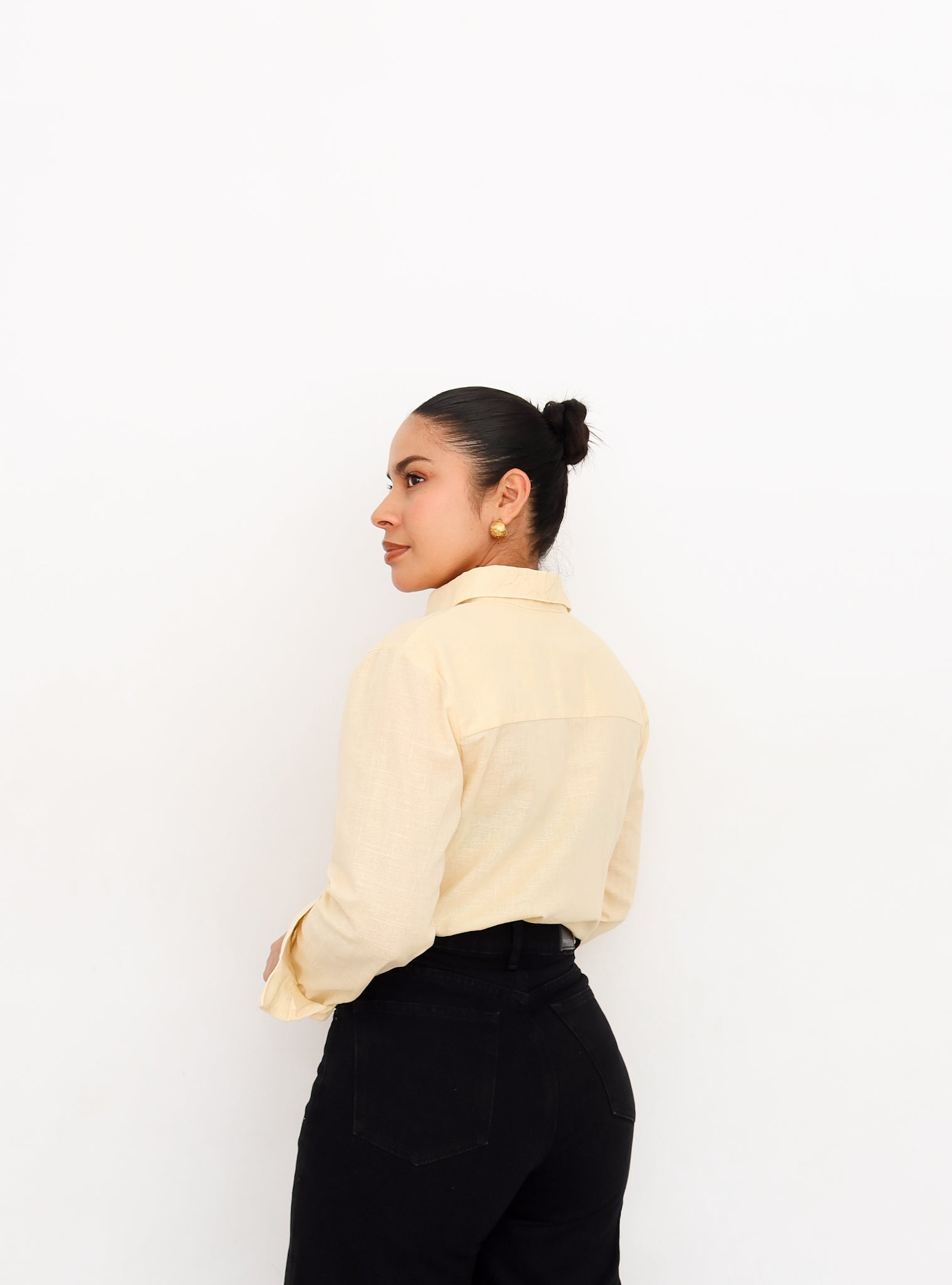 Camisa Oversize amarillo