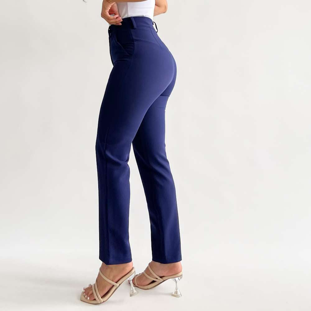Slim pants azul marino