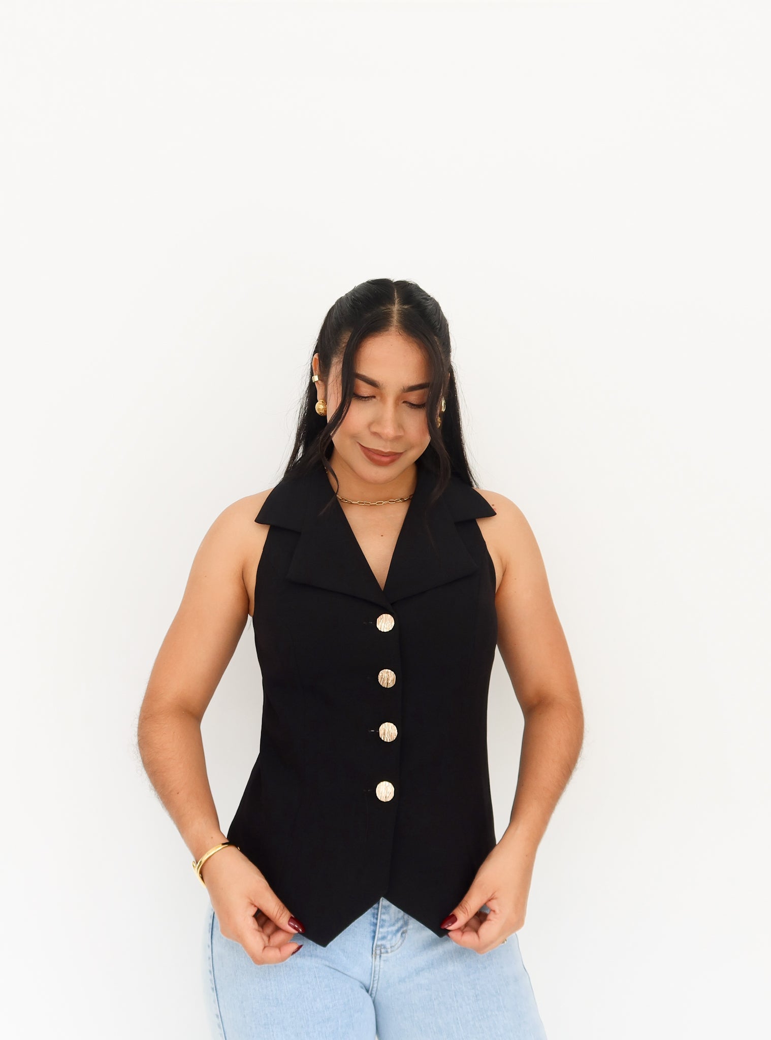 Chaleco Madison negro