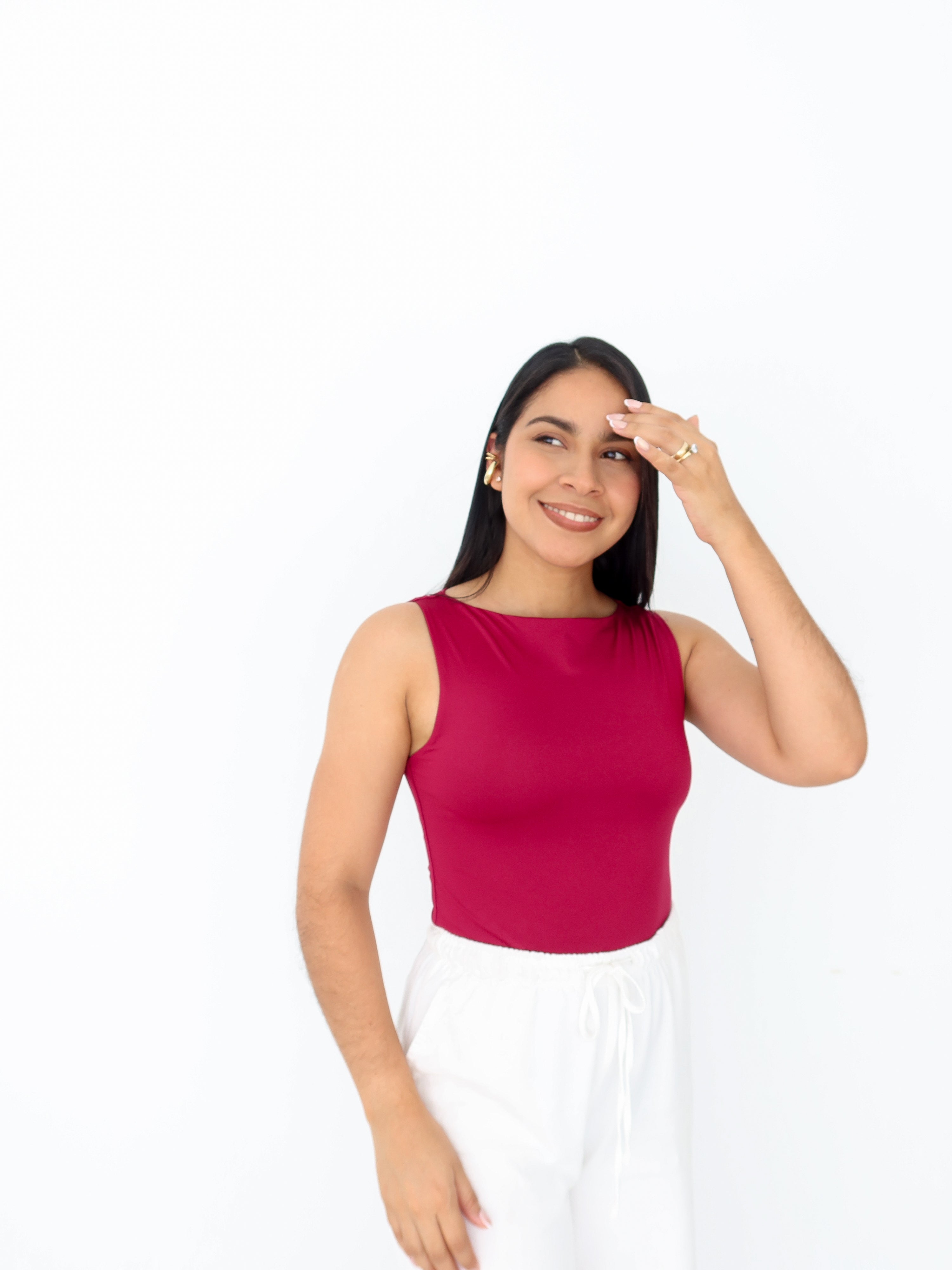 Blusa Olivia vino