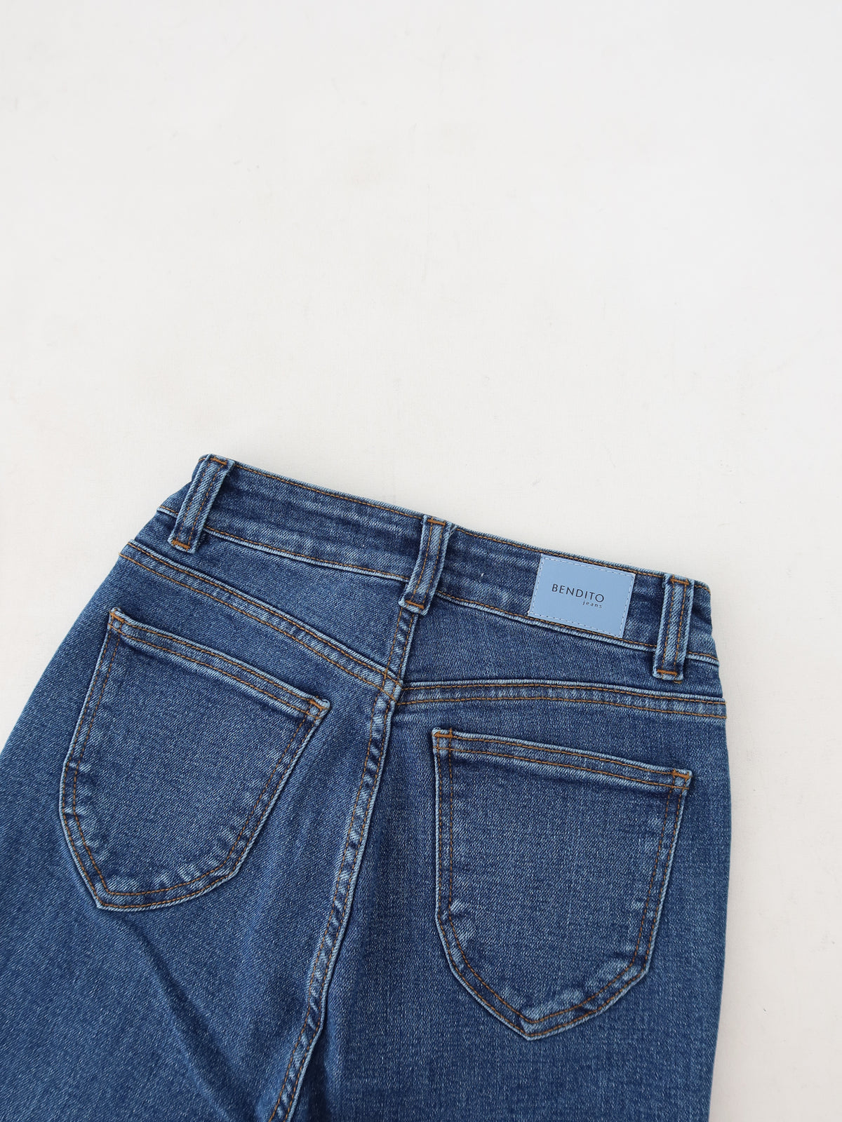 Mini slim jeans azul