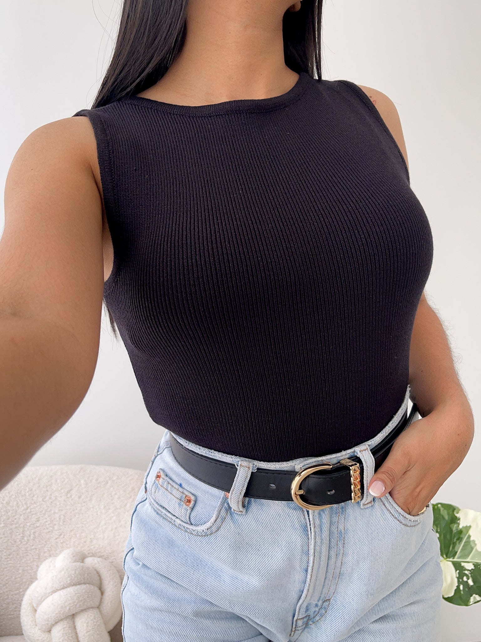 Blusa basica de punto