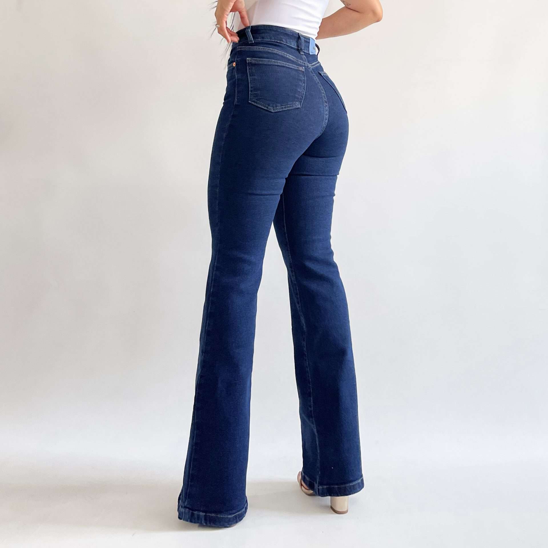 Bootcut jeans long azul oscuro