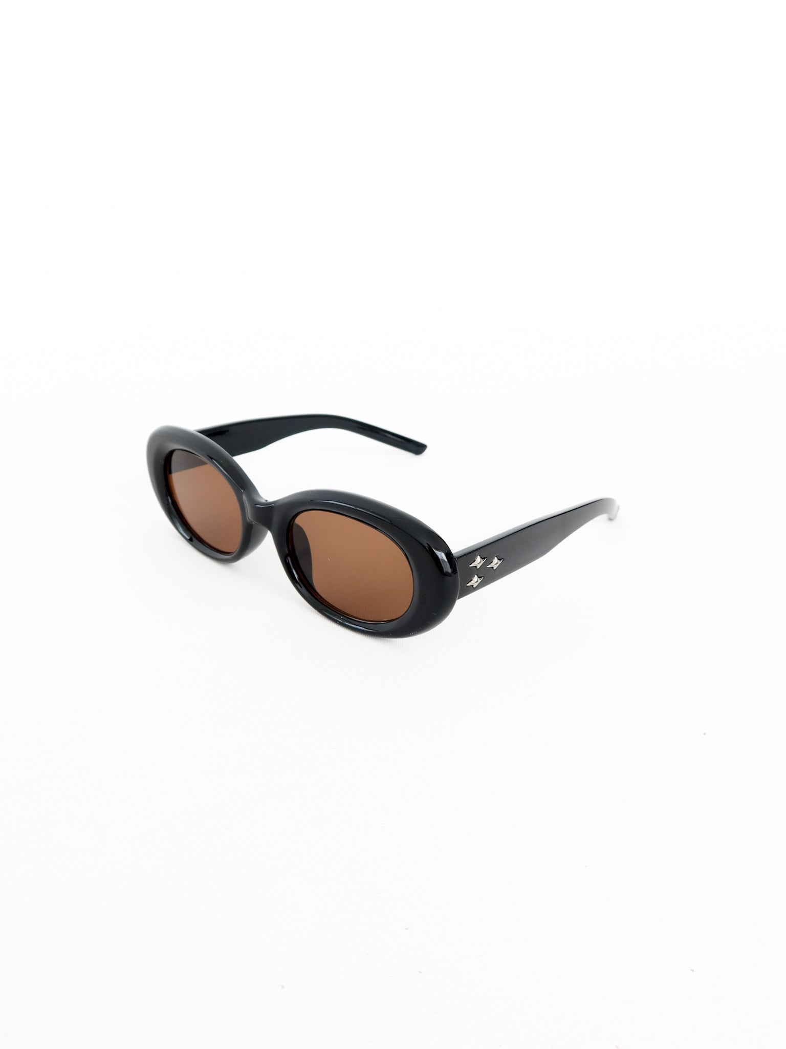 Gafas de sol ovaladas lentes cafe