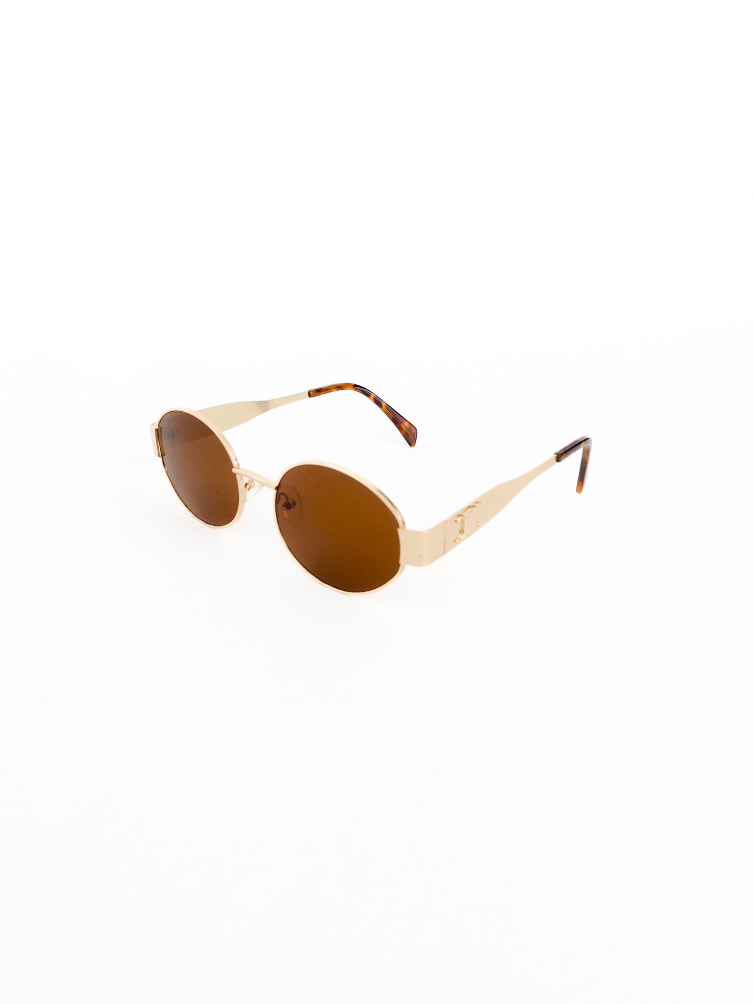 Gafas de sol ovaladas armazón metálico