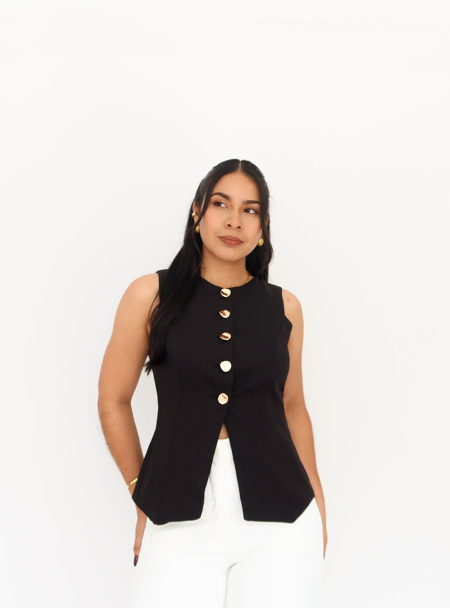 Chaleco barbara negro