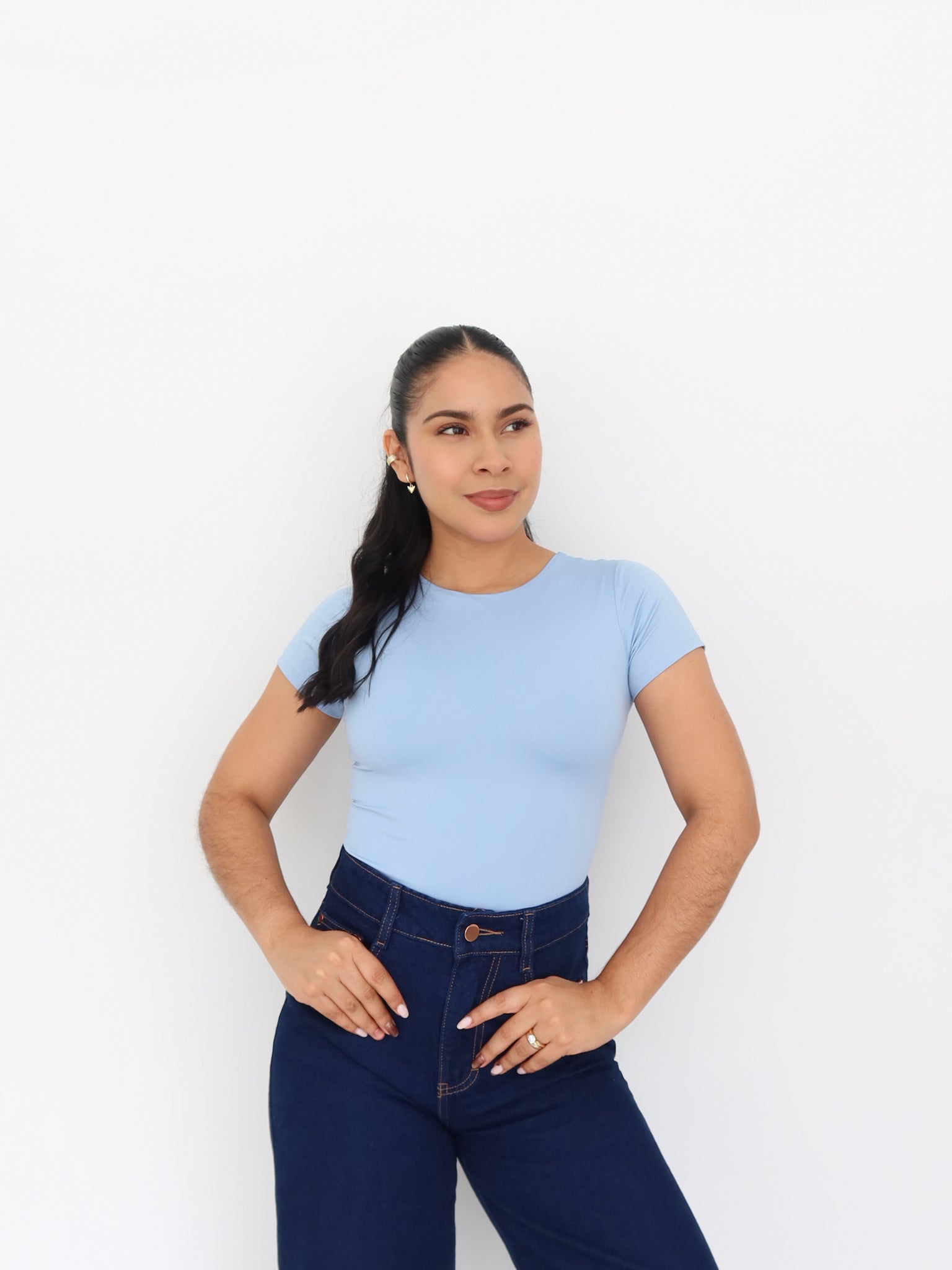 Camiseta 360 celeste | SKINFLEX