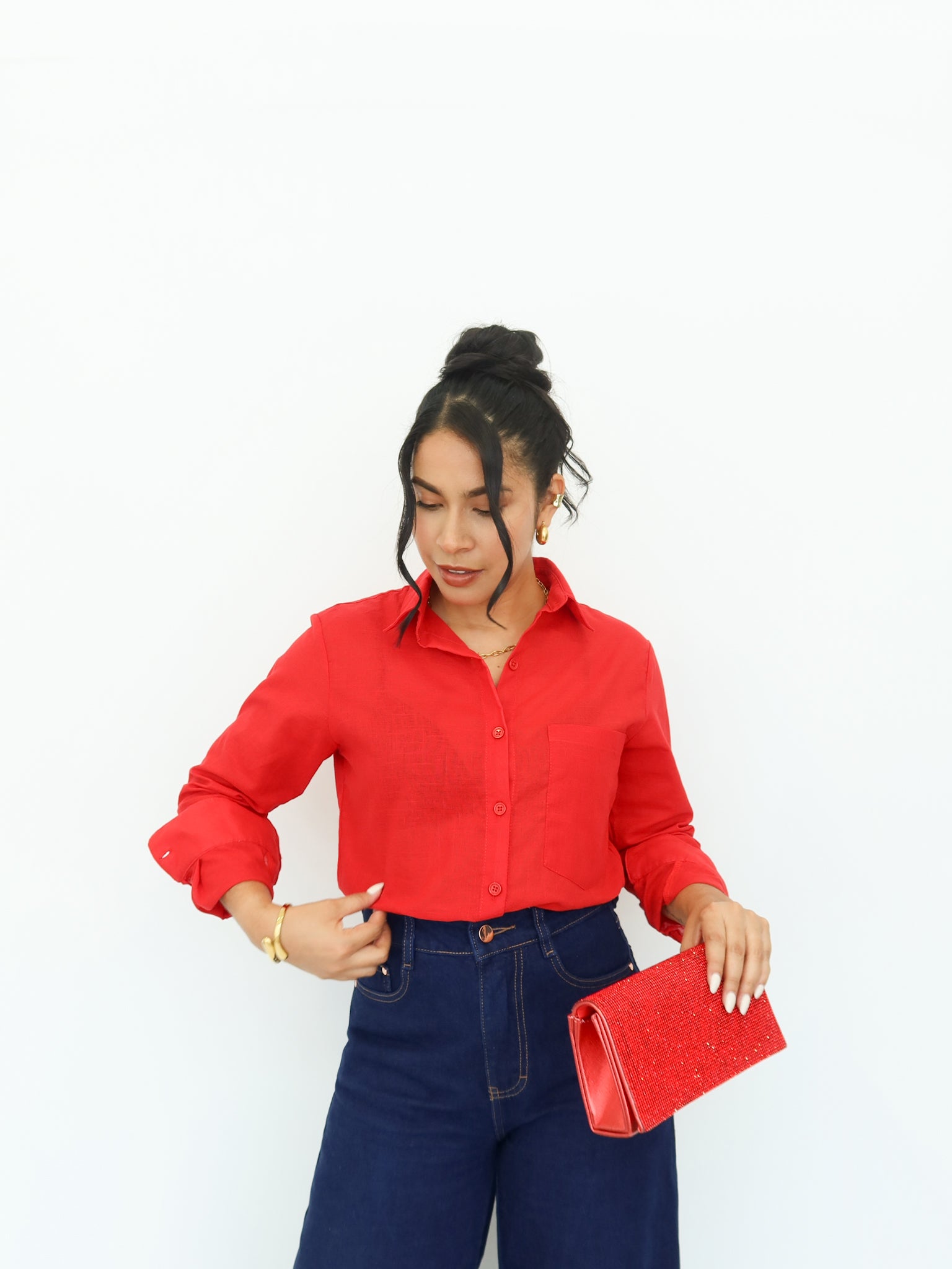 Camisa Oversize roja