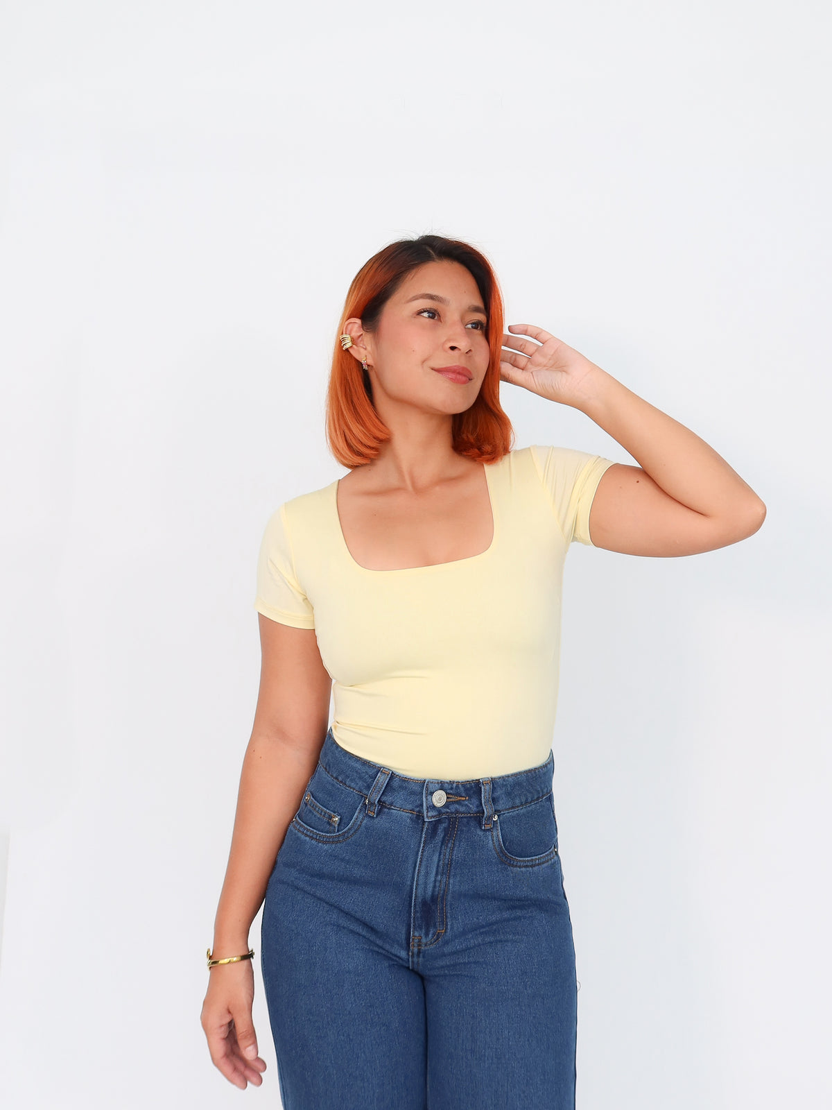 Camiseta regina amarilla| SKINFLEX