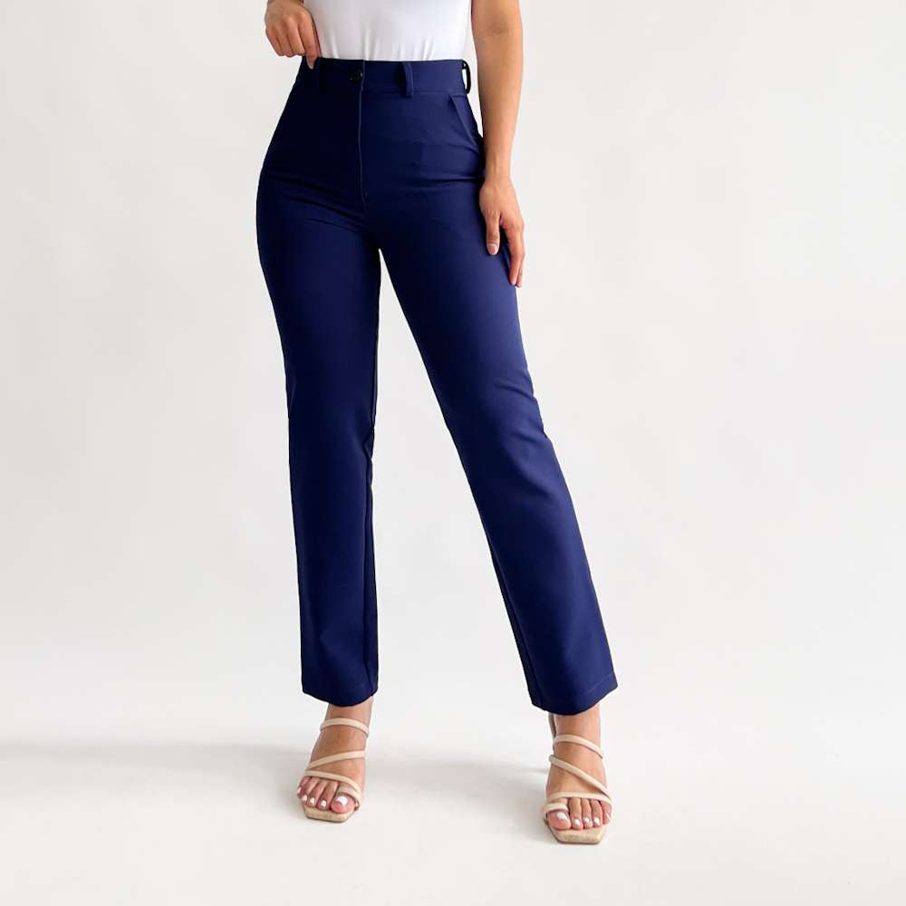 Slim pants azul marino