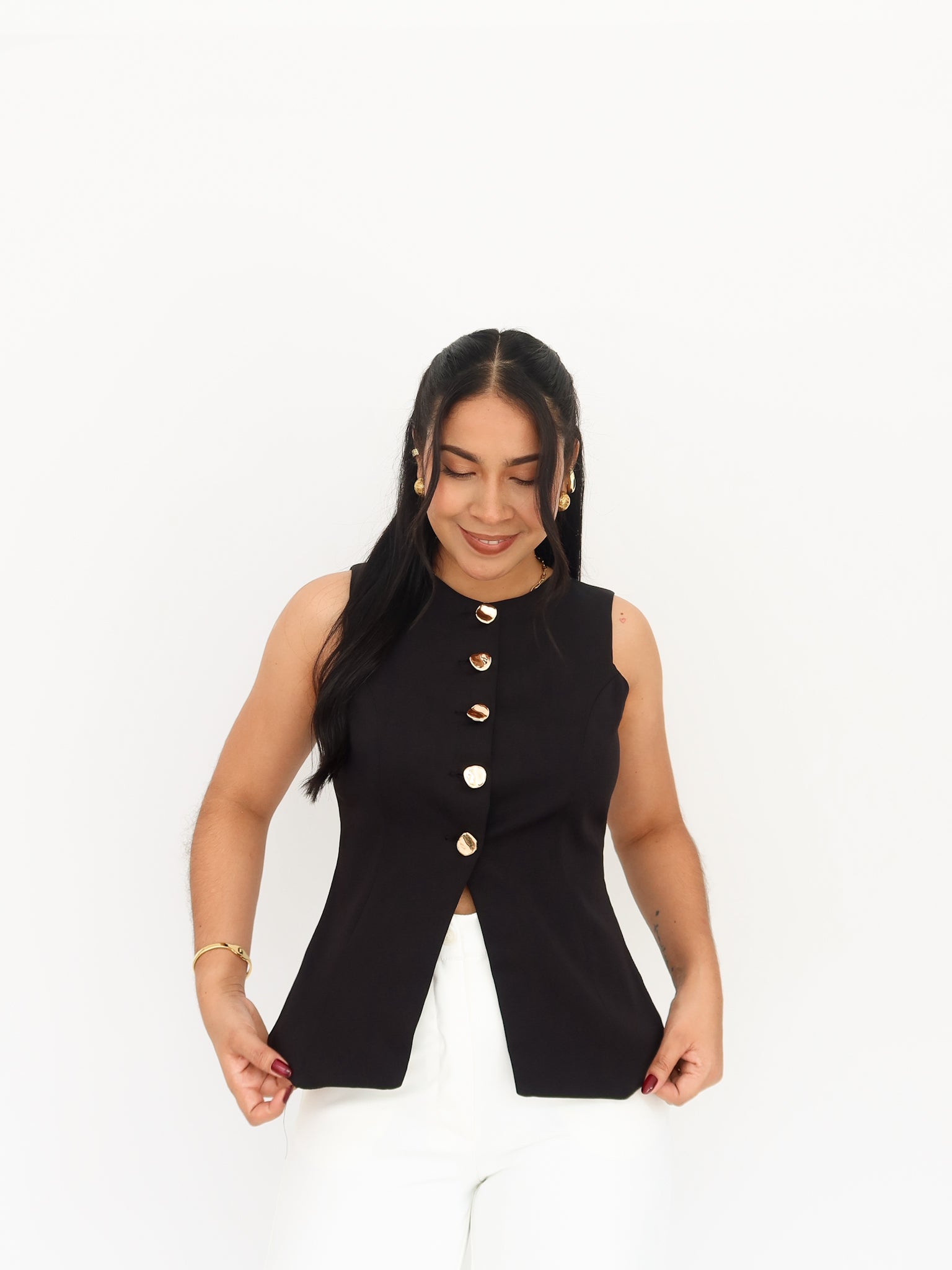 Chaleco barbara negro