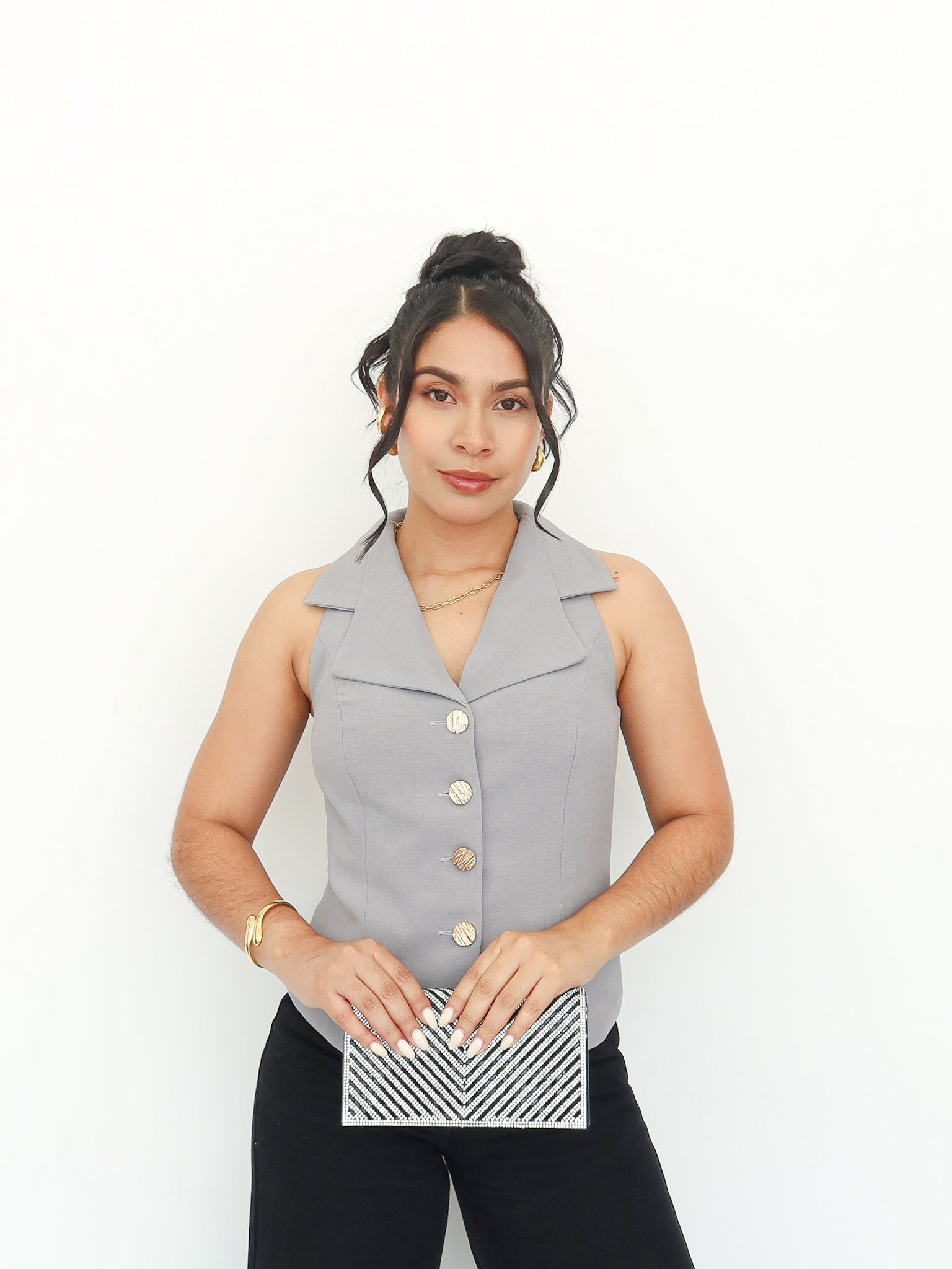 Chaleco Madison gris