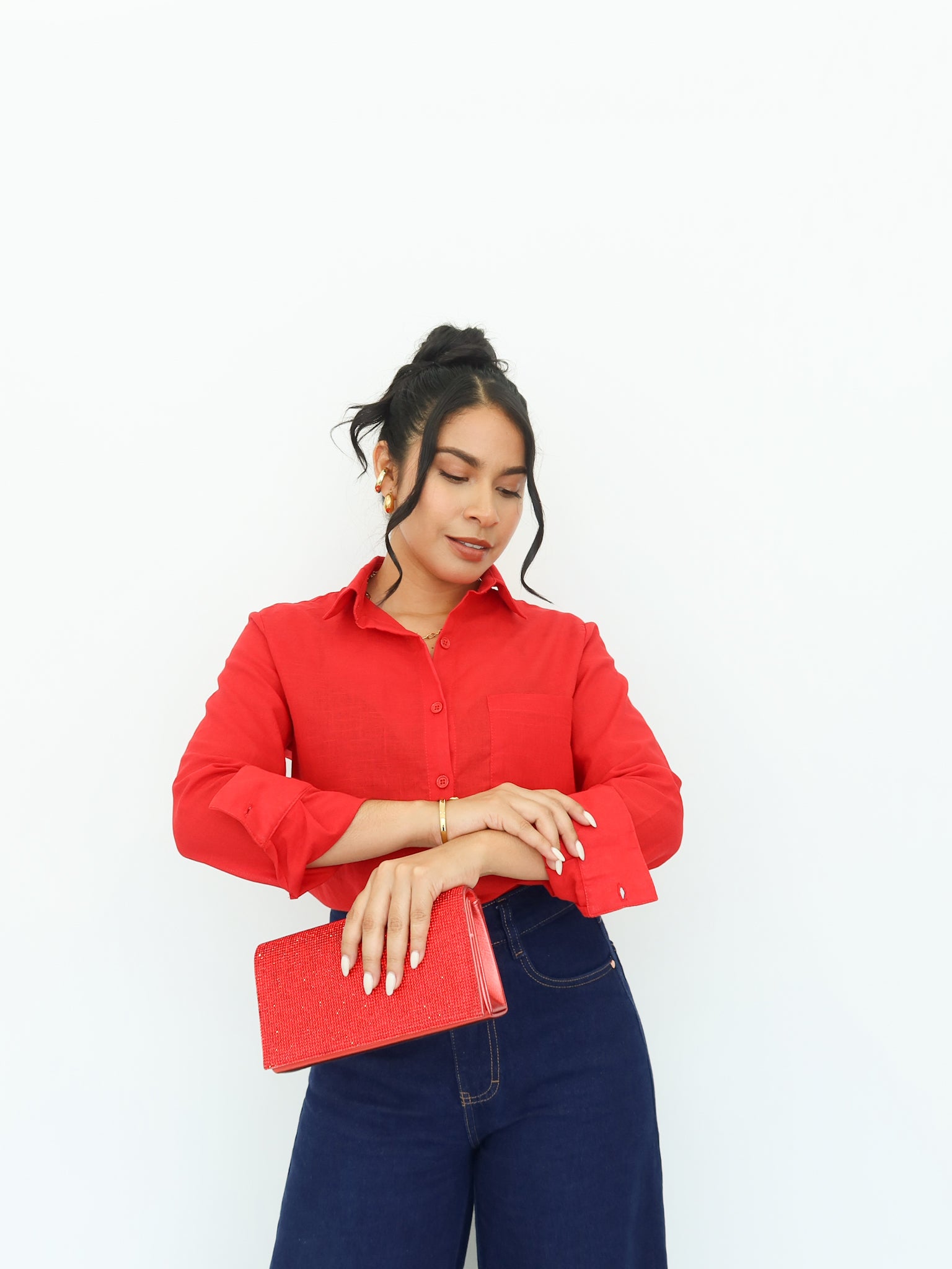 Camisa Oversize roja