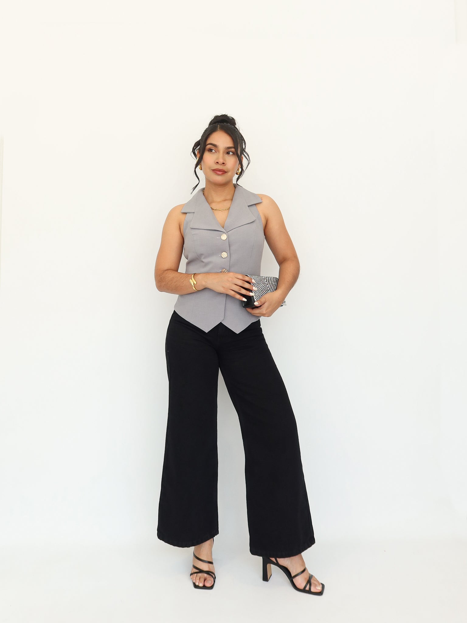 Chaleco Madison gris