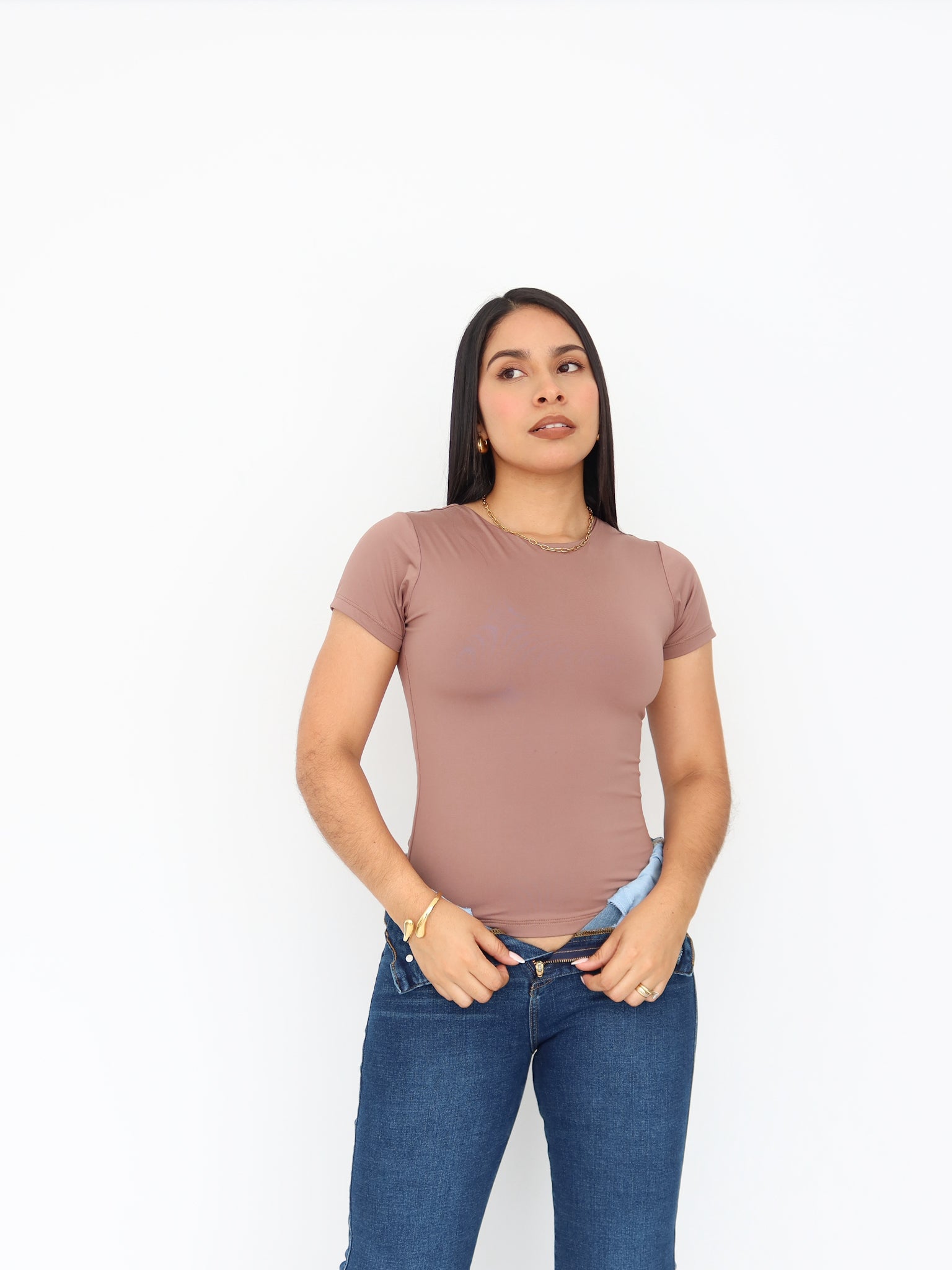 Camiseta 360 camel | SKINFLEX