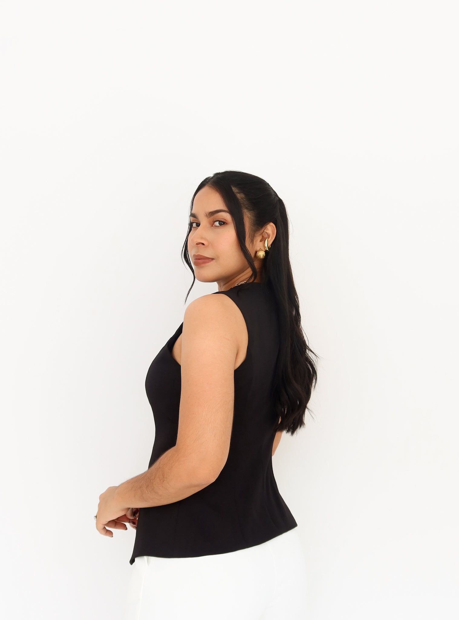 Chaleco barbara negro