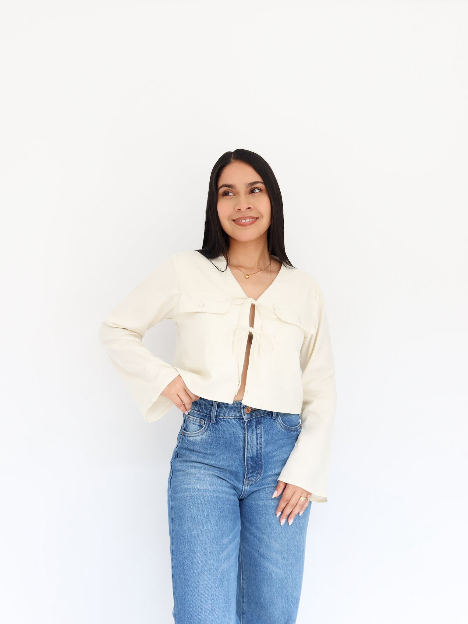 Blusa Luna off white