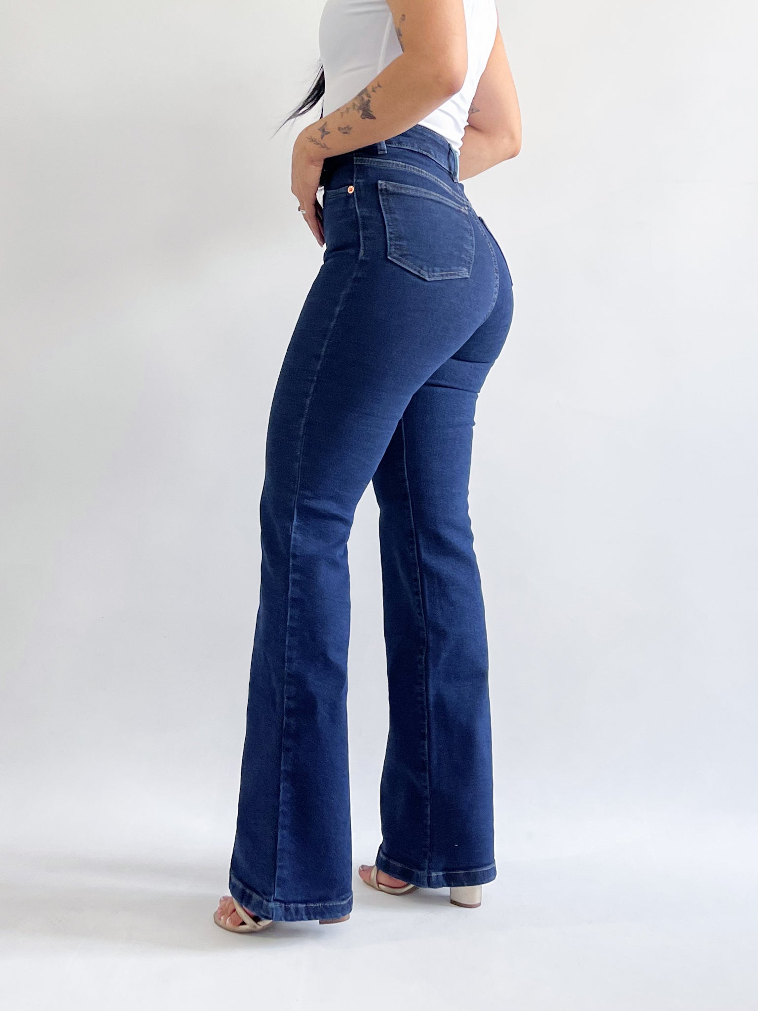 Bootcut jeans regular azul oscuro