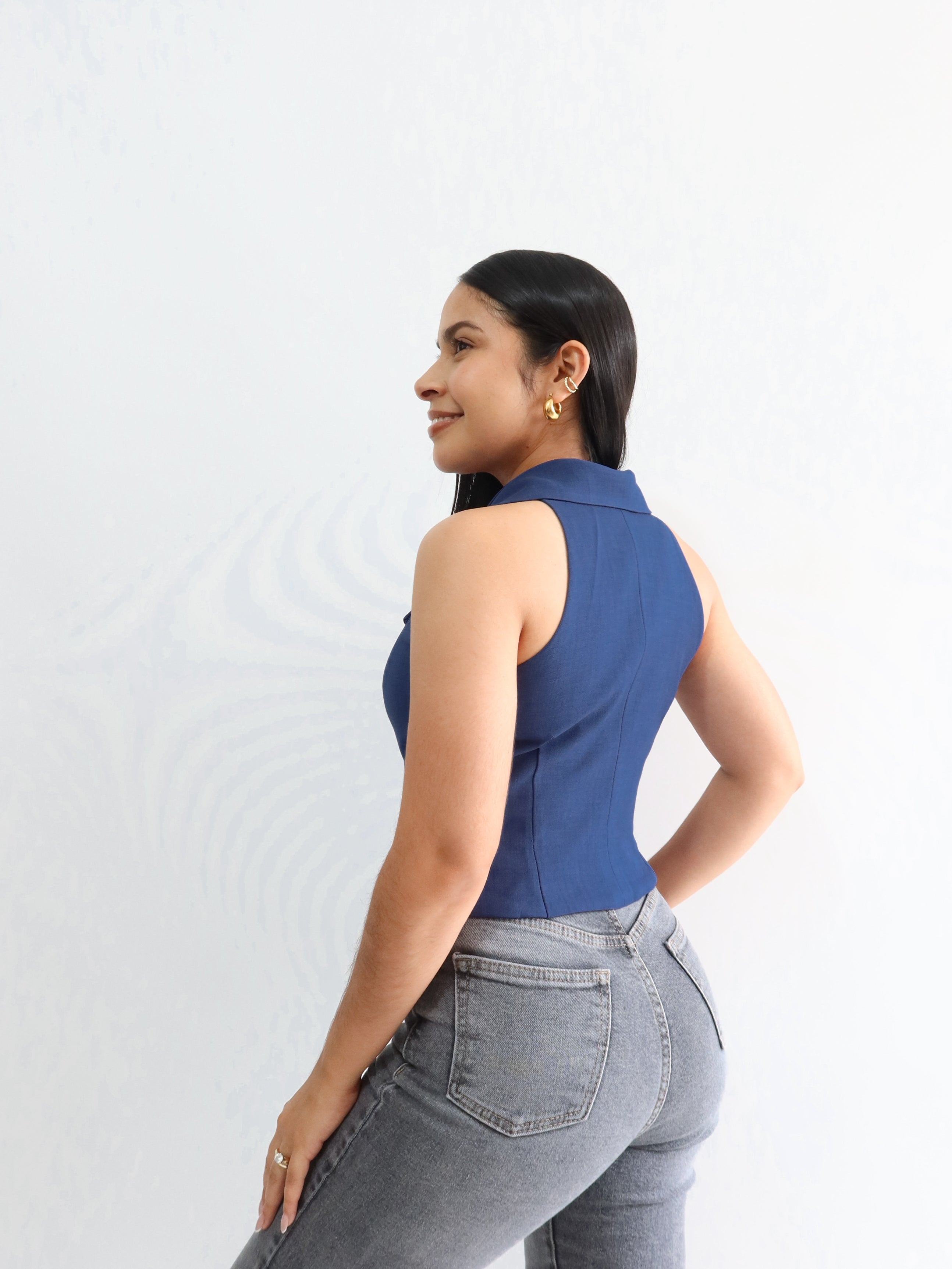 Chaleco Madison azul