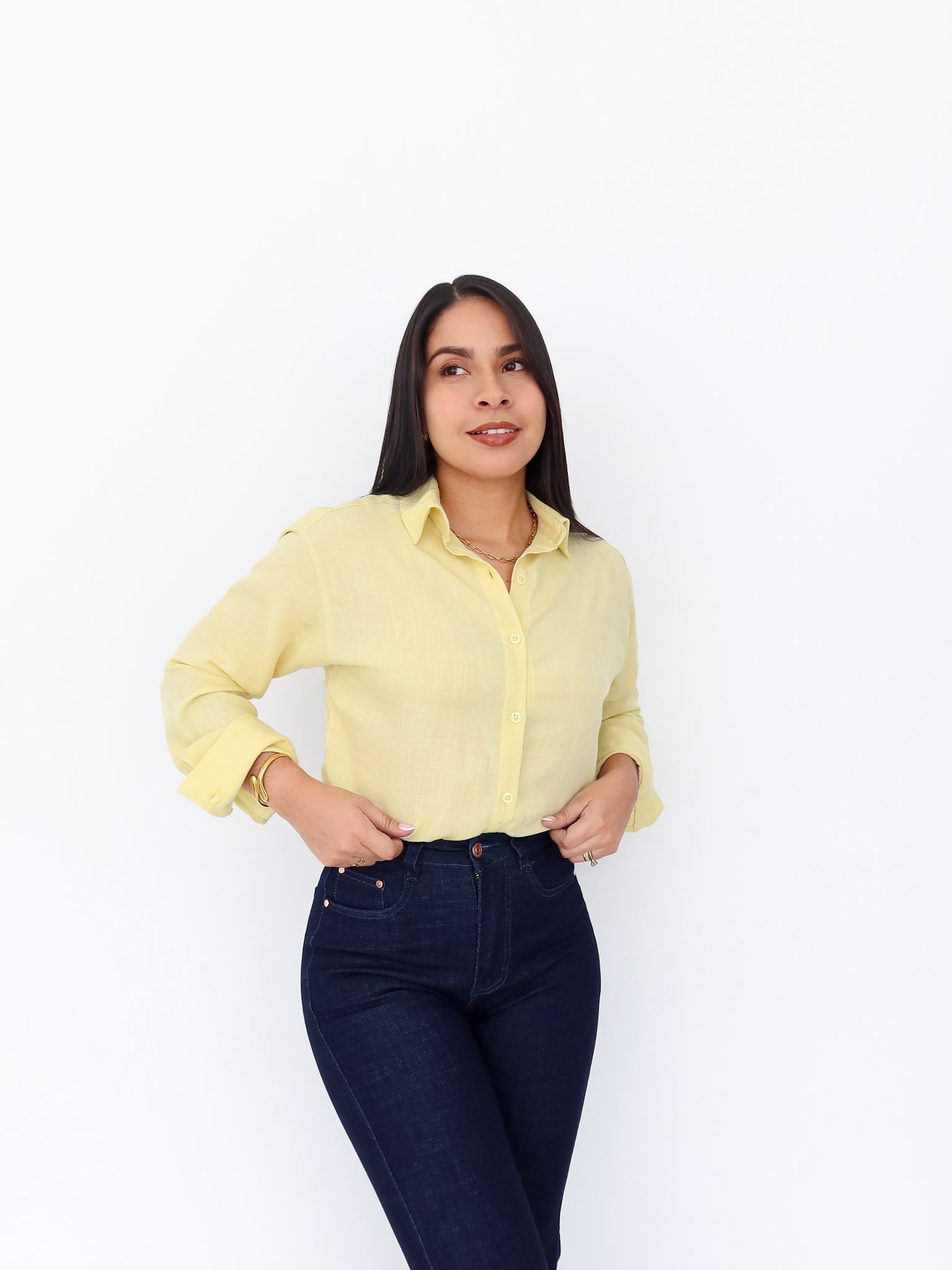 Camisa Oversize amarillo