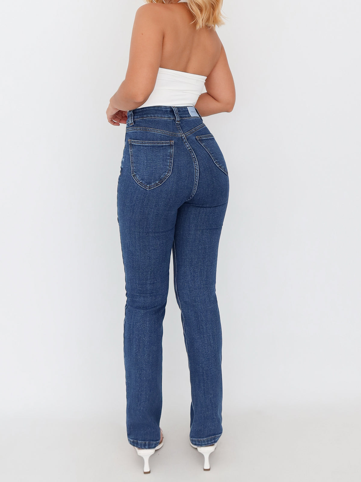Slim regular jeans azul