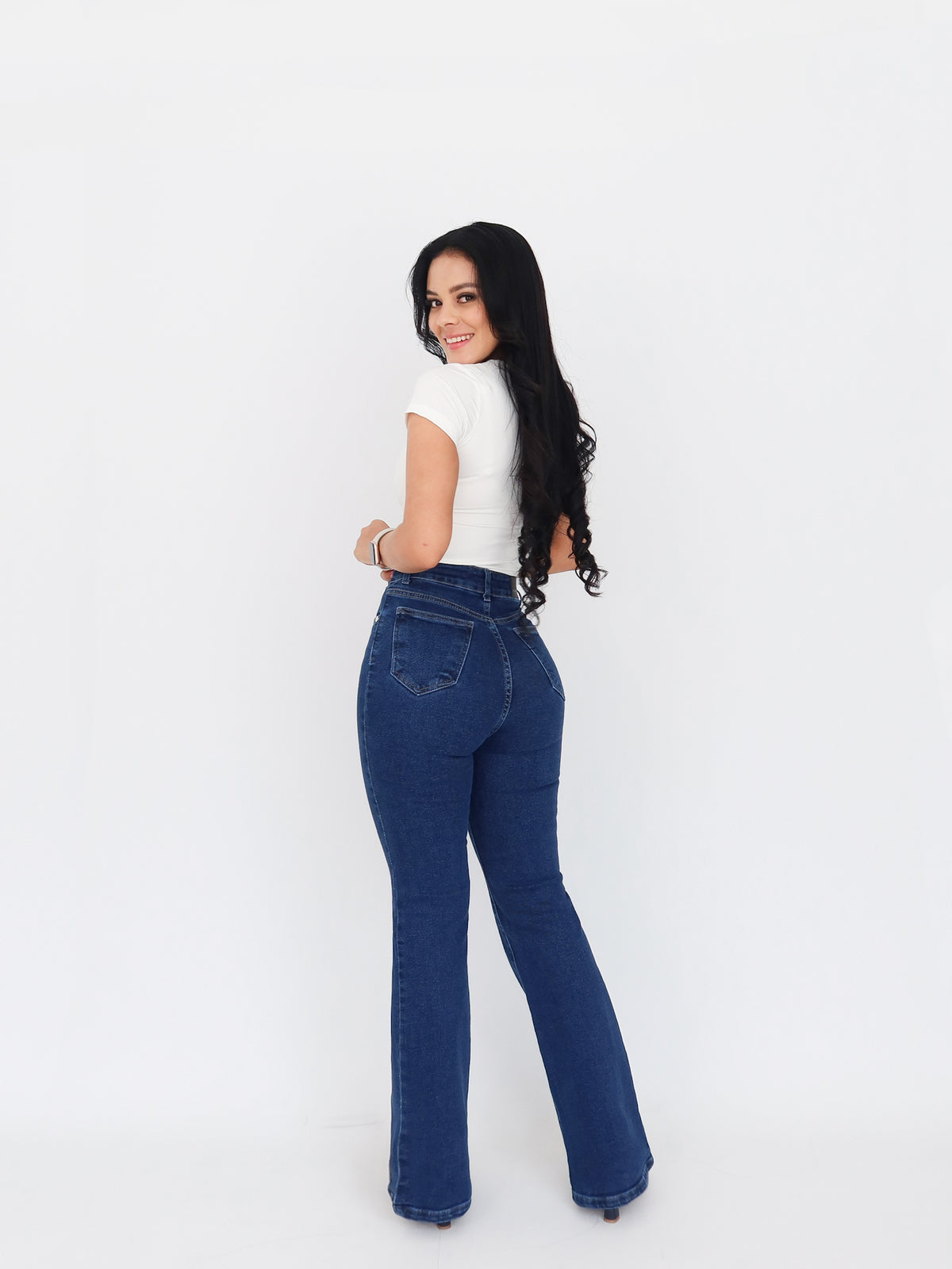 Bootcut jeans regular azul oscuro