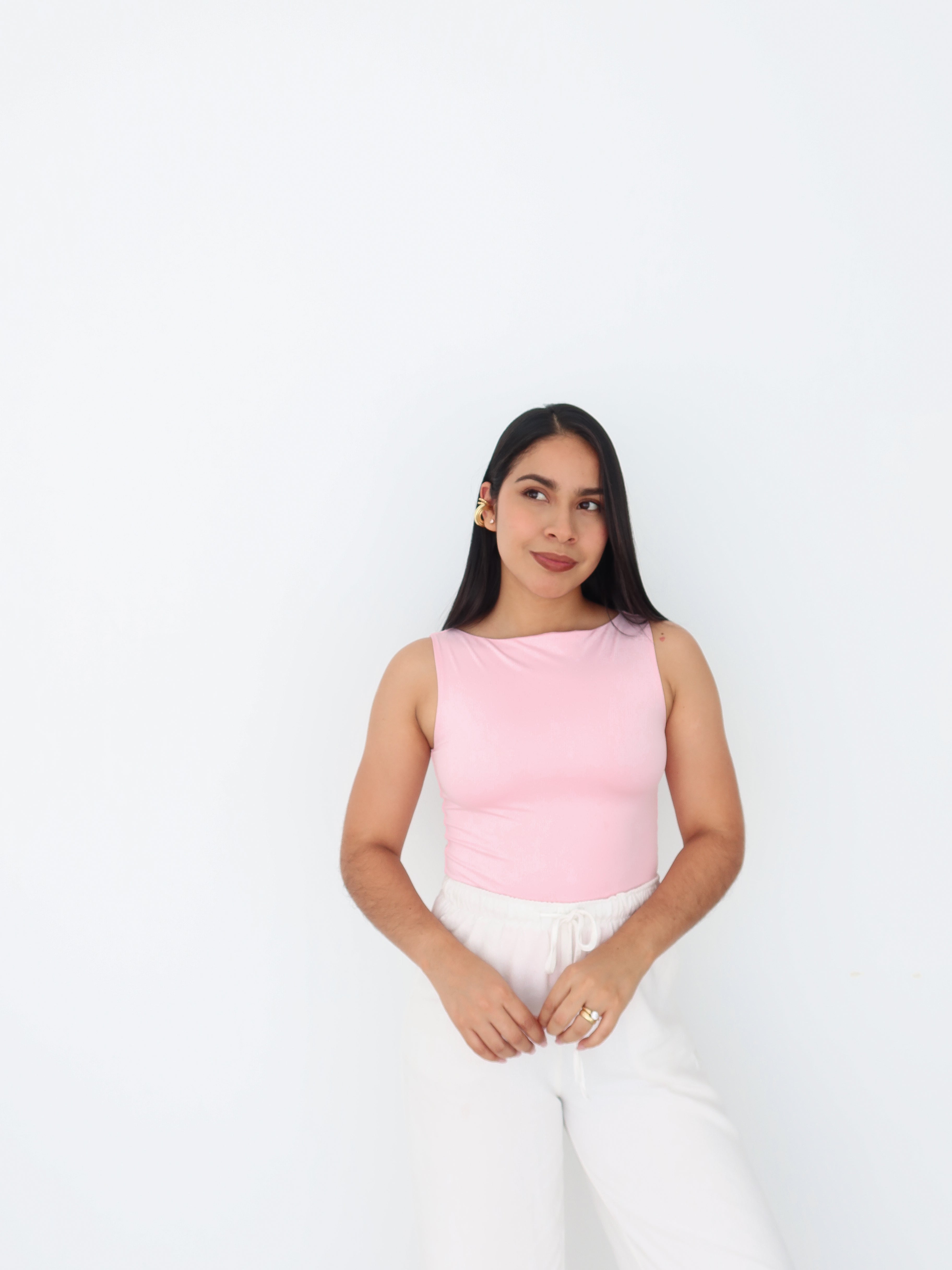 Blusa Olivia palo rosa