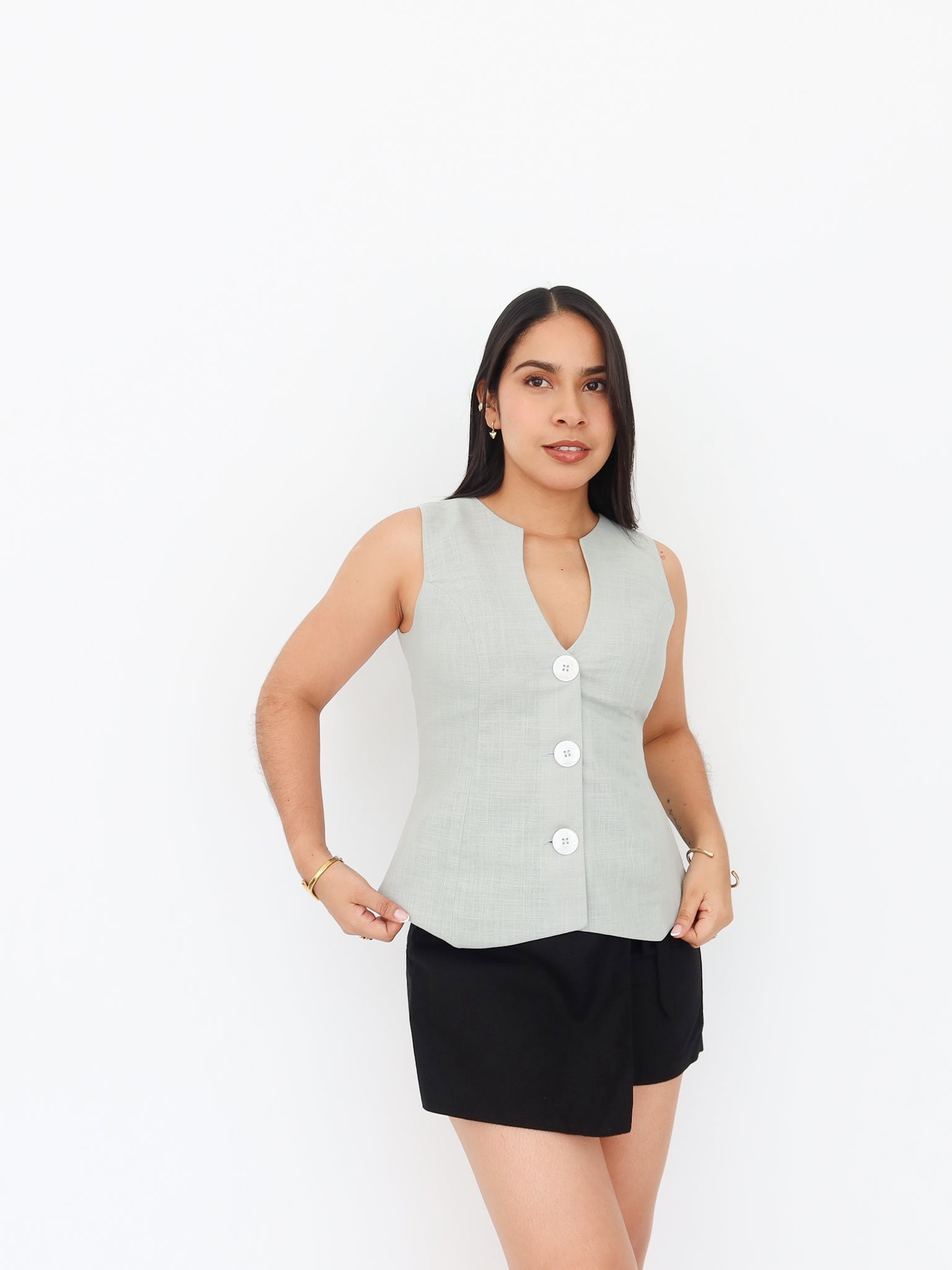 Chaleco santorini verde