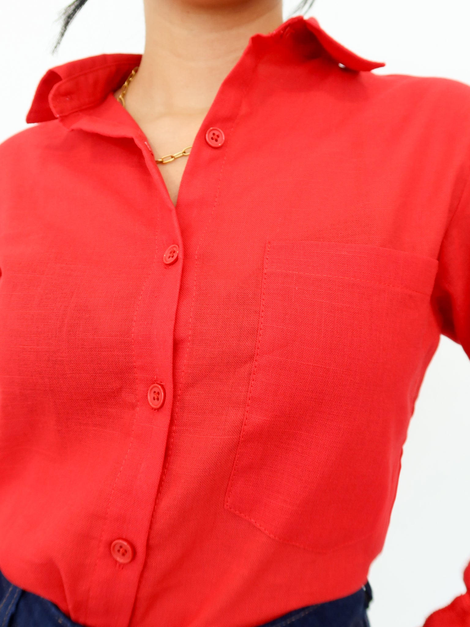 Camisa Oversize roja
