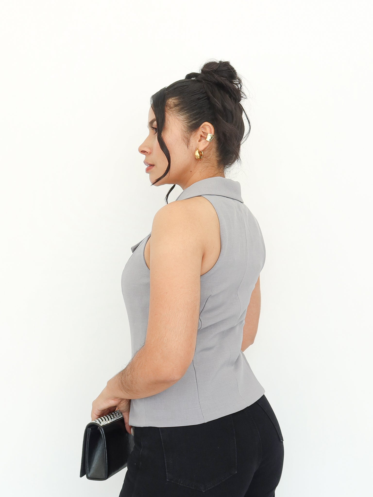 Chaleco Madison gris