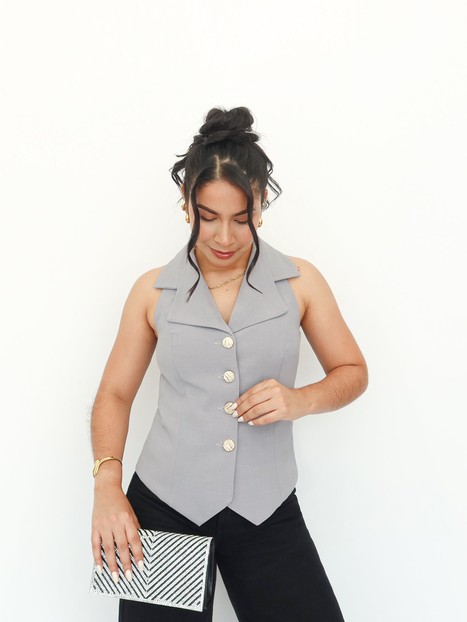 Chaleco Madison gris