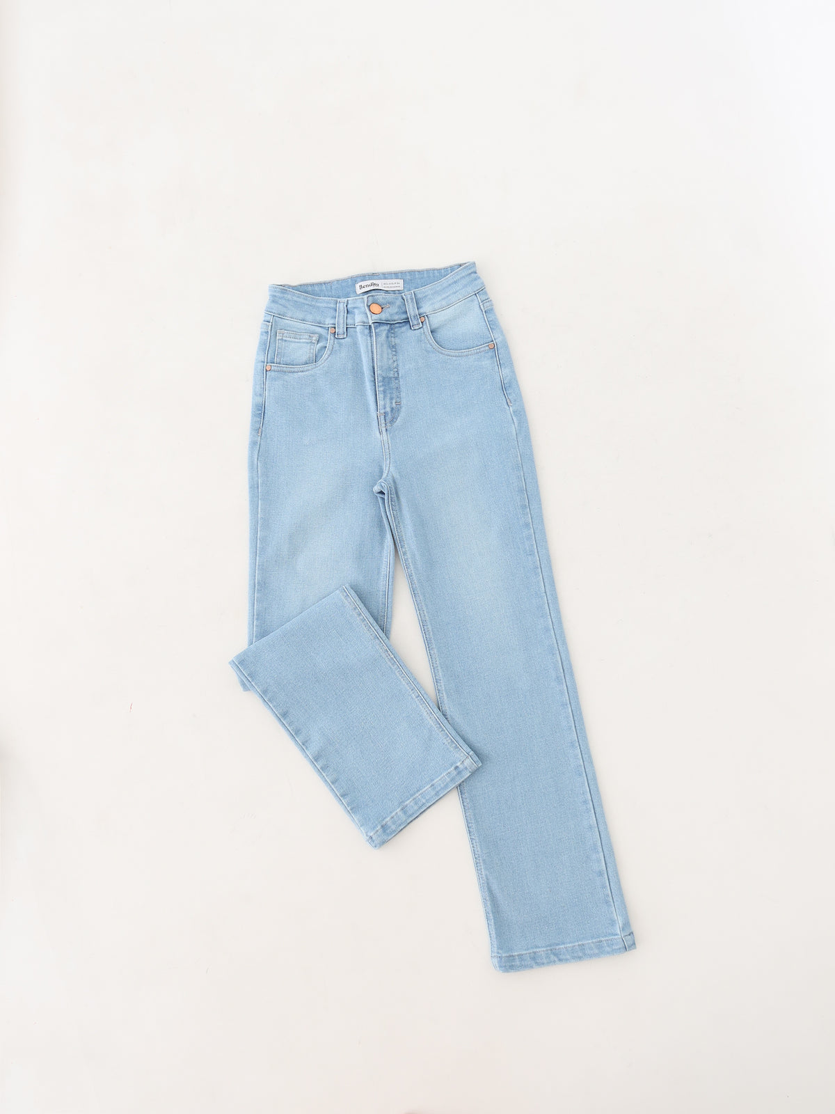 Mini slim jeans azul claro