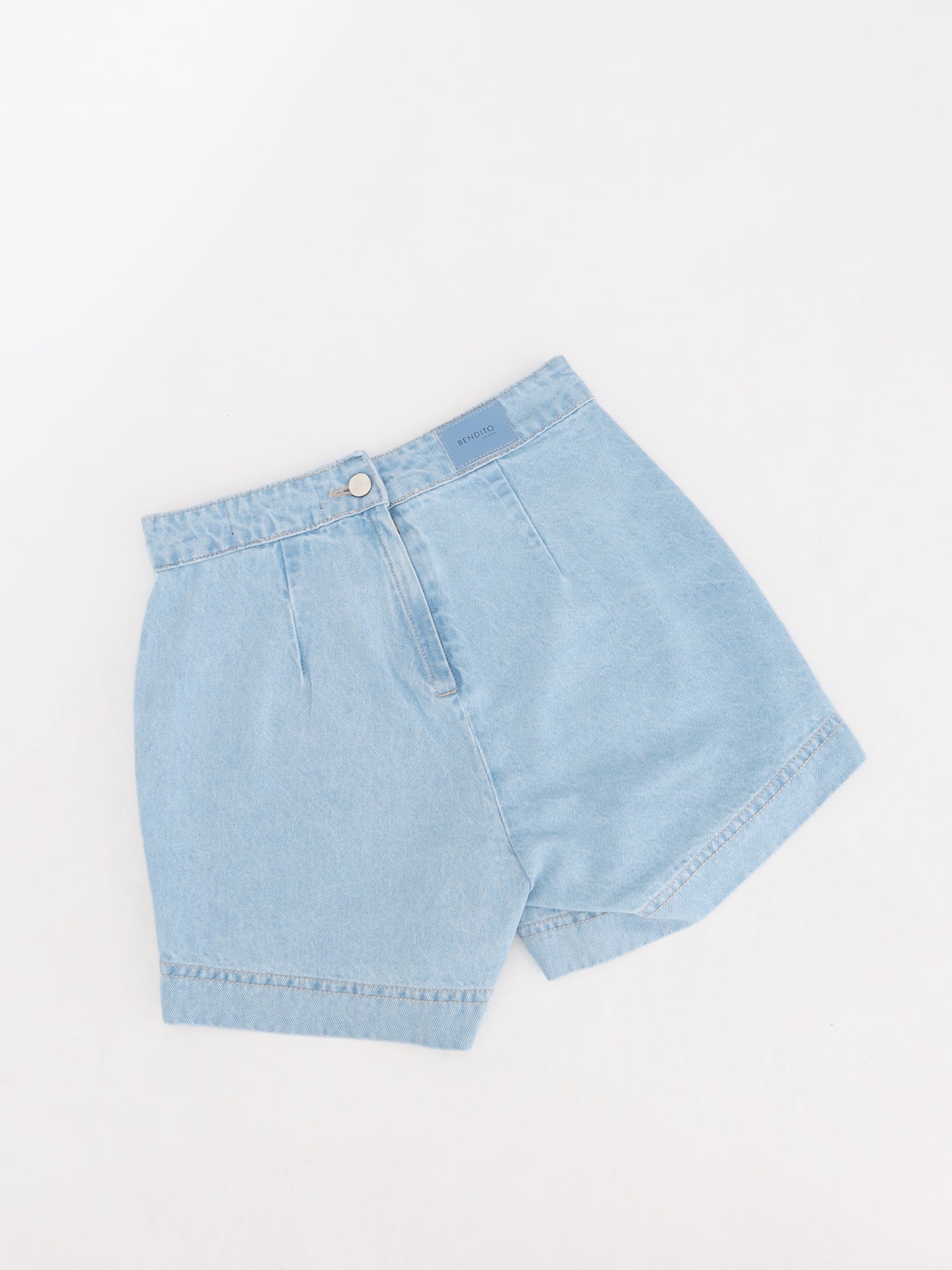 Falda short topacio azul hielo