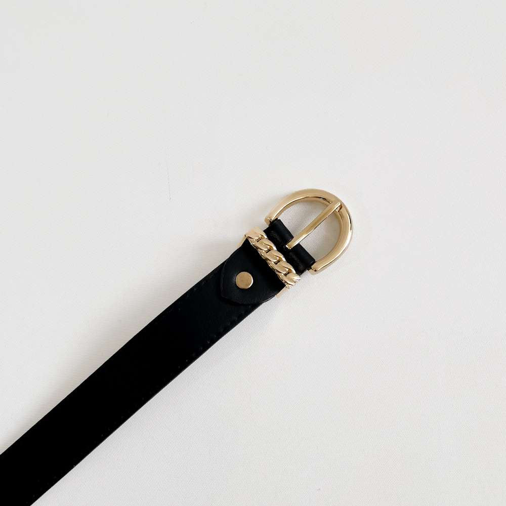 Cinturon cadena negro