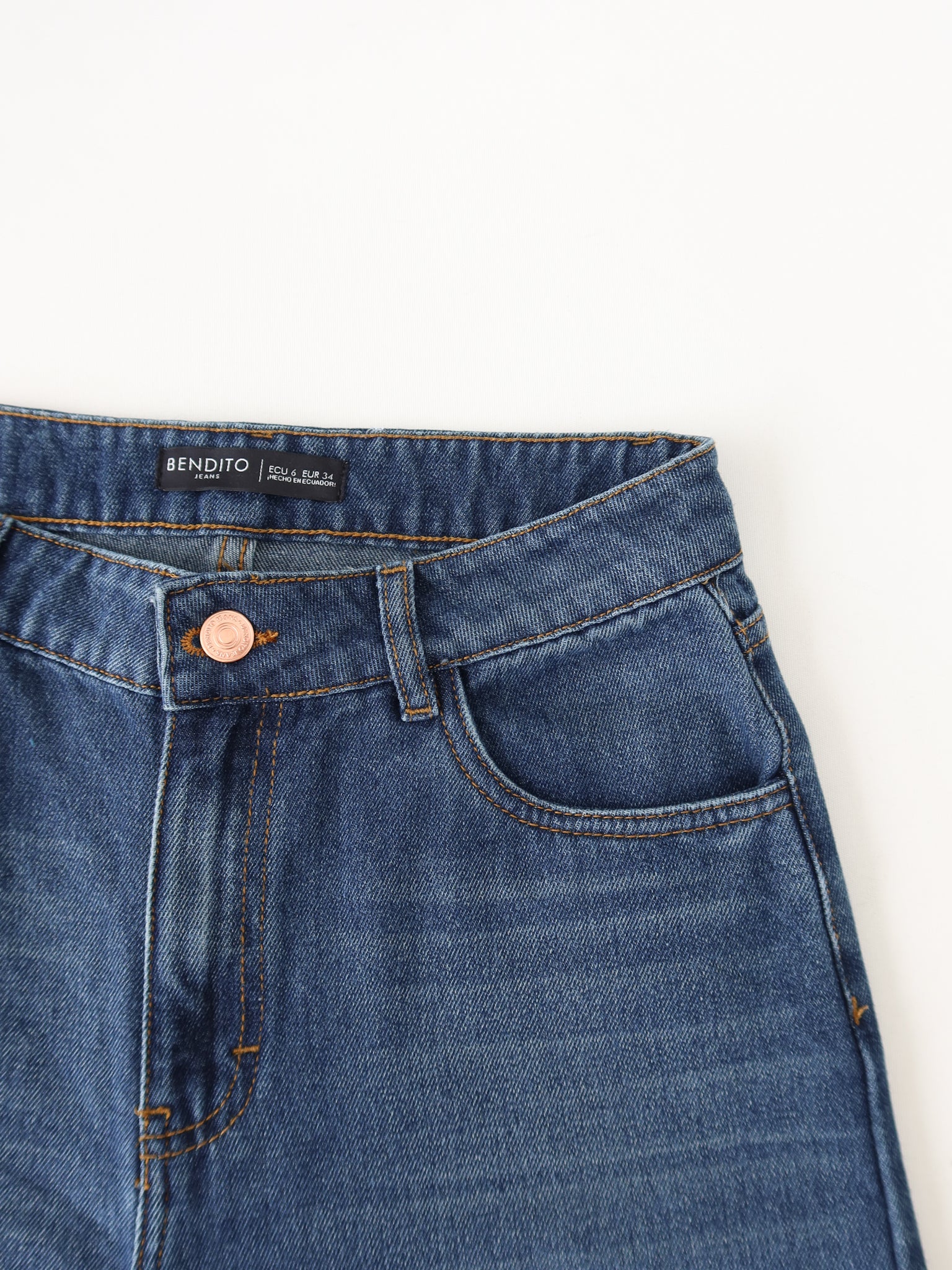 Baggy regular jeans azul
