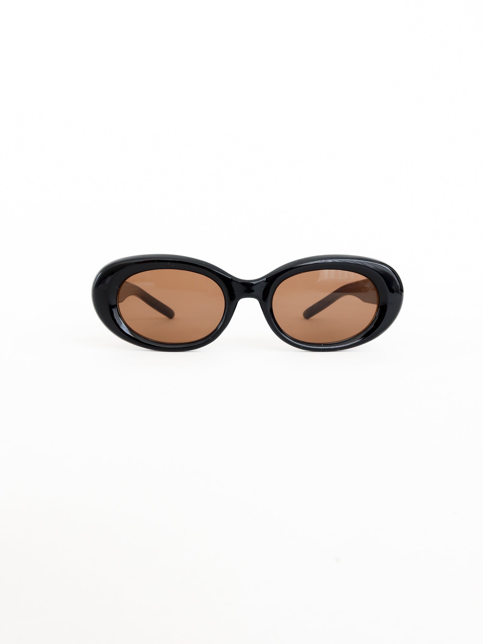 Gafas de sol ovaladas lentes cafe
