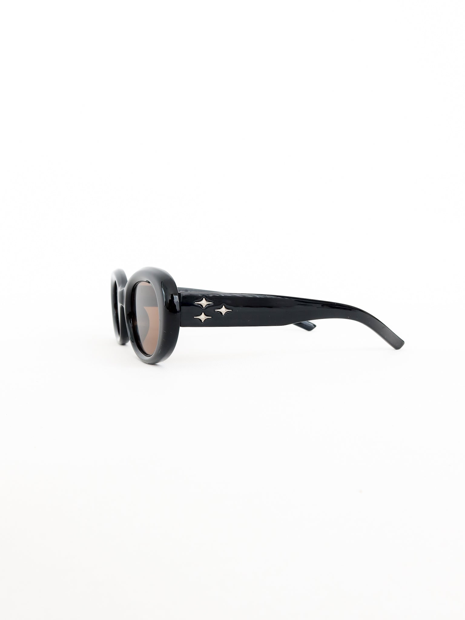 Gafas de sol ovaladas lentes cafe